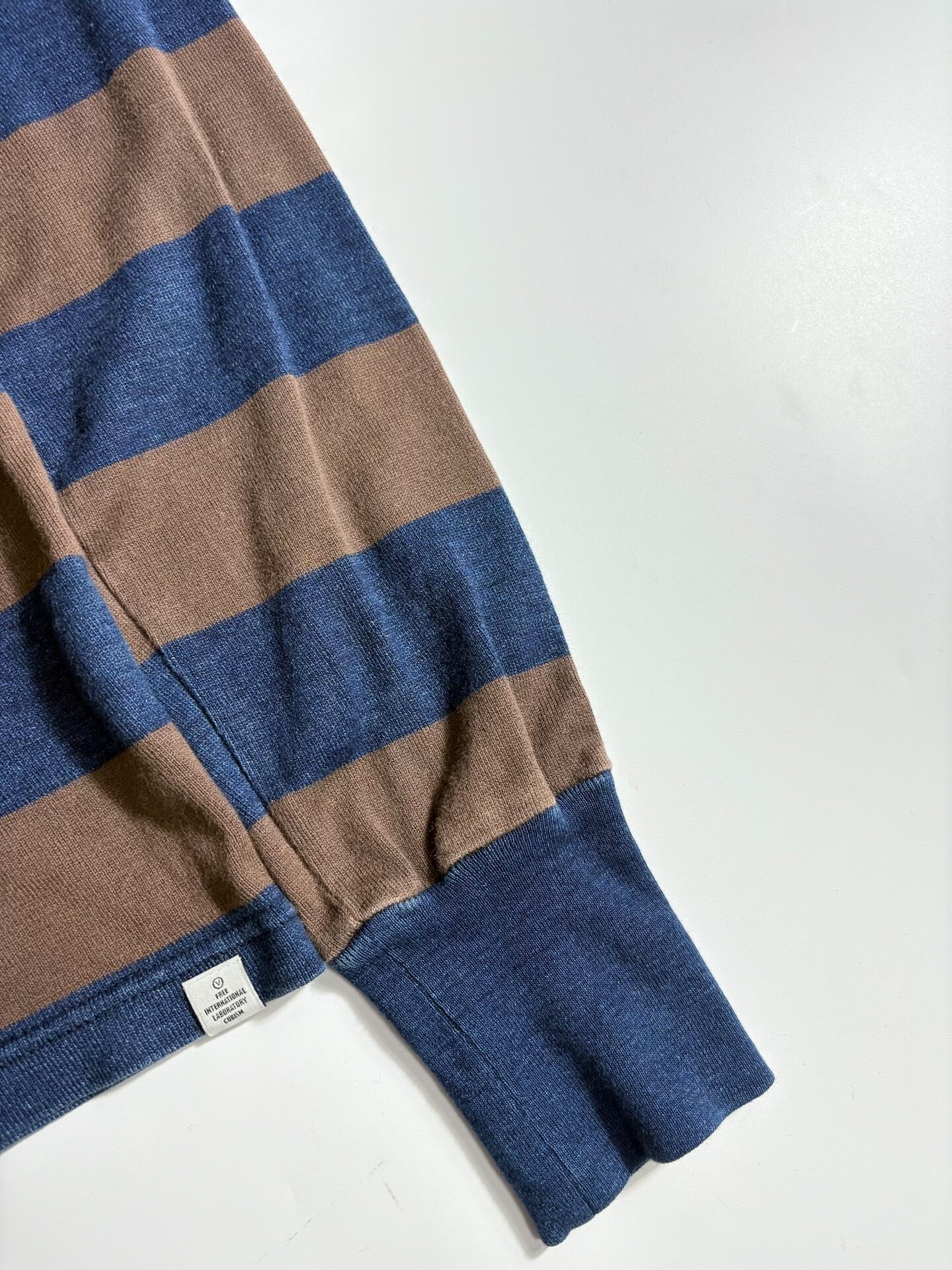 Visvim Border Long Stripe Long Sleeve — back