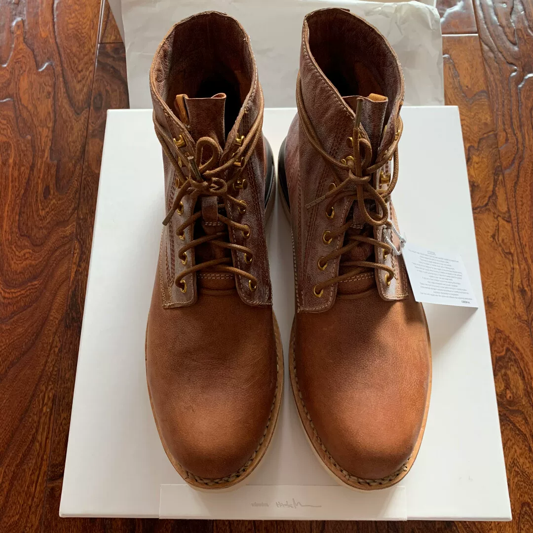 visvim virgil KNGR brown m9.5 — front