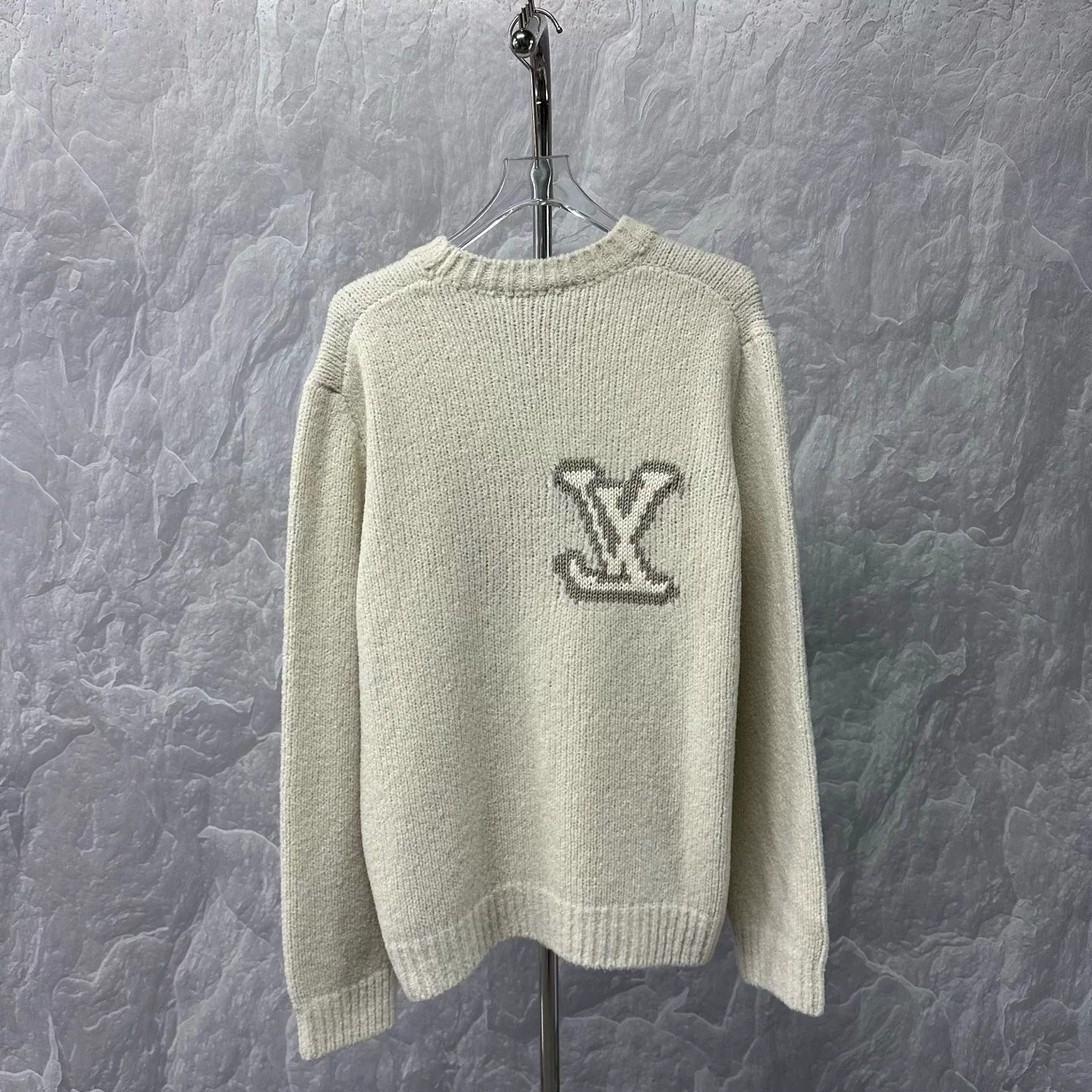 Louis Vuitton Logo Teddy Sweater XXL — back