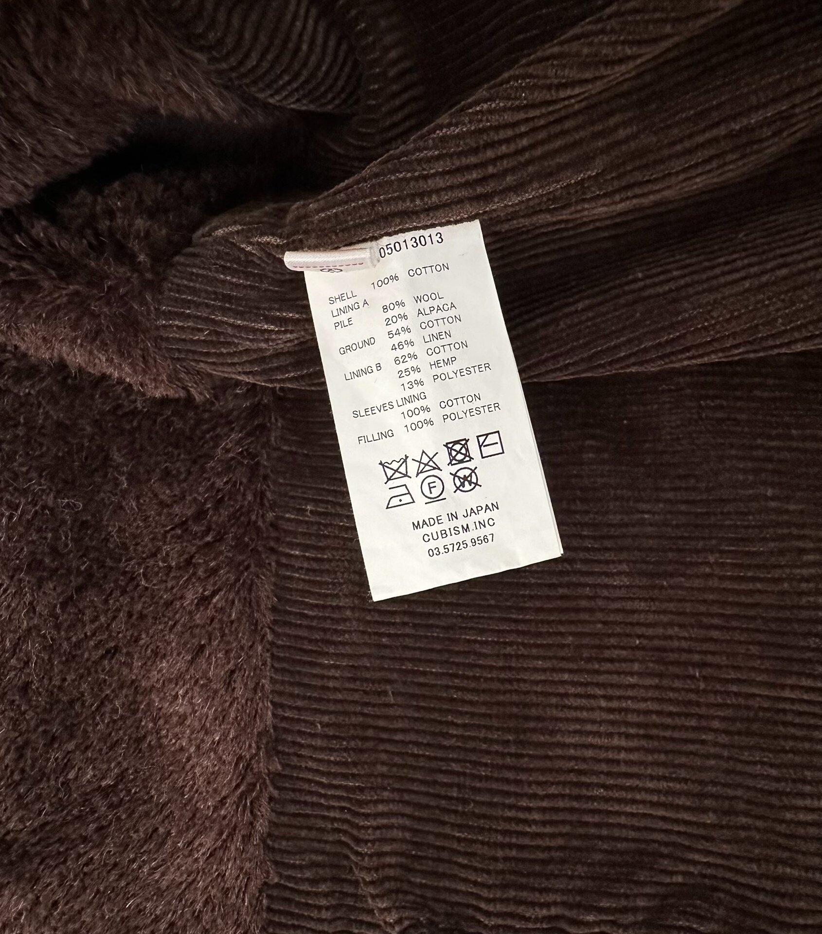 Visvim Magasin Coat Lt.Brown Size 4 — back