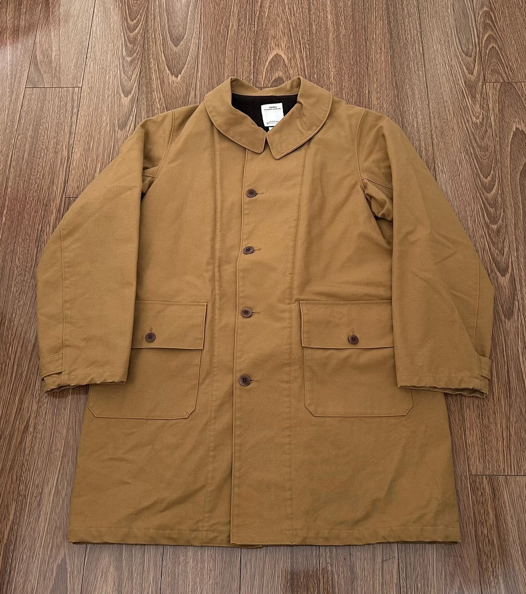 Visvim Magasin Coat Lt.Brown Size 4