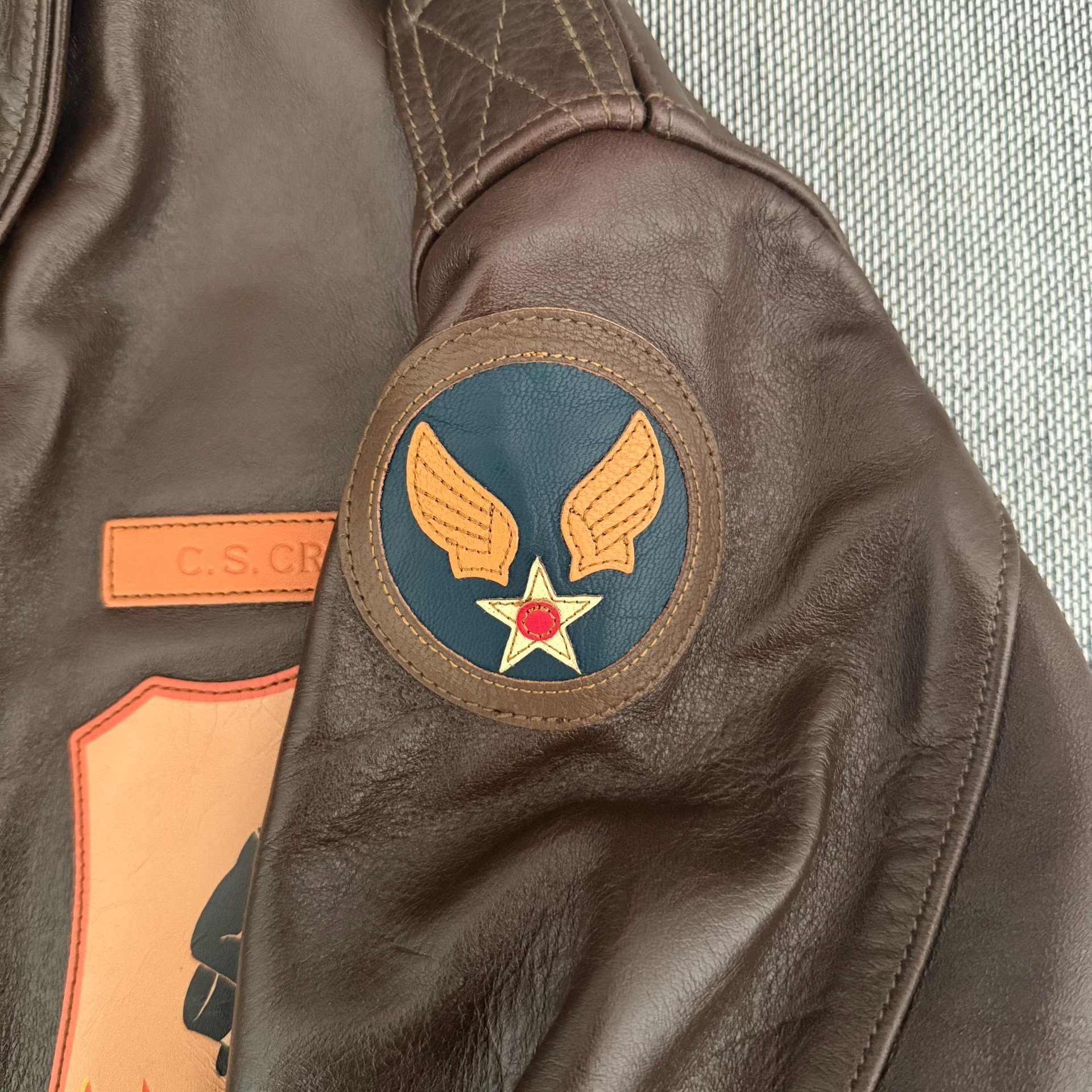 Toys McCoy Gentlemen From Hell A2 Jacket — label