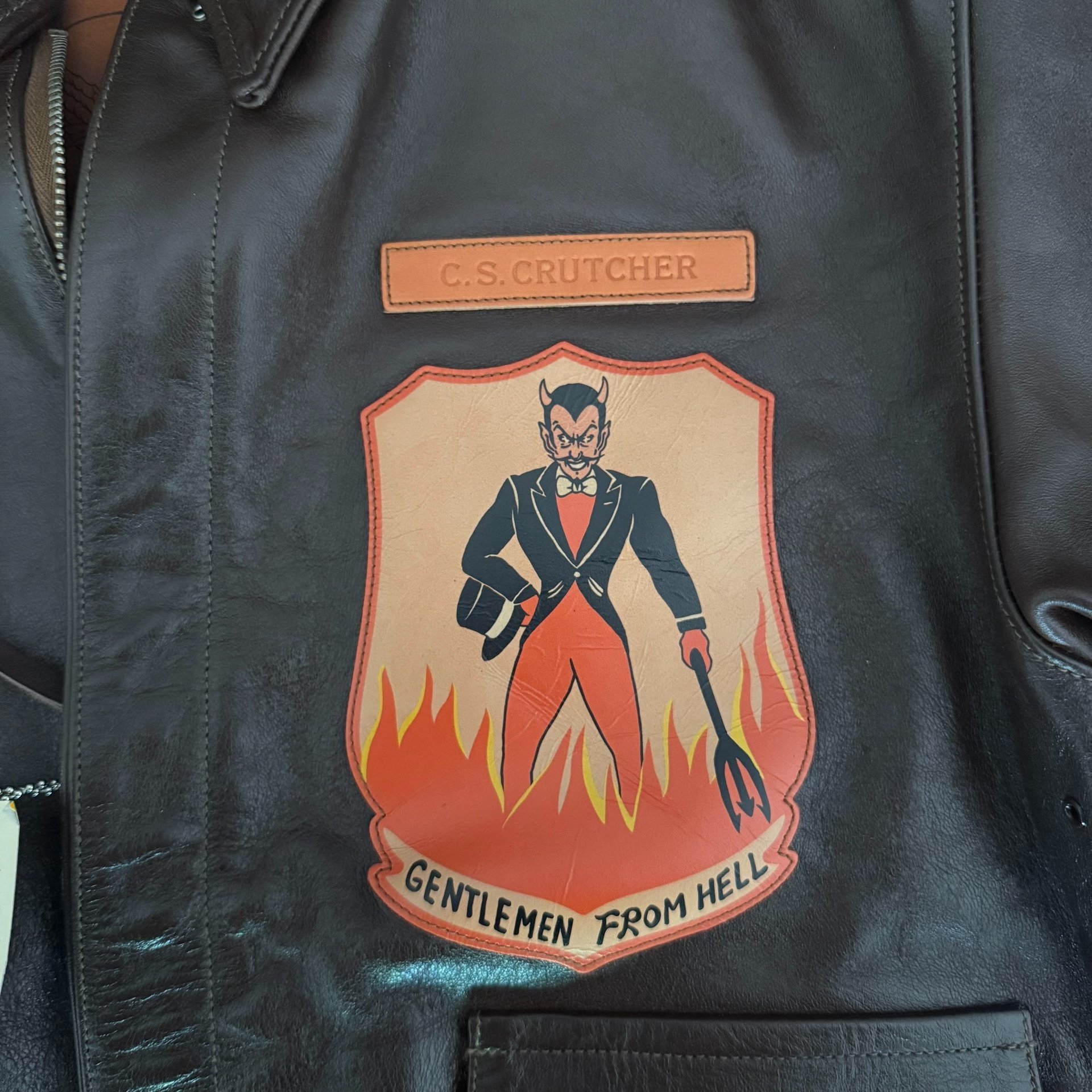 Toys McCoy Gentlemen From Hell A2 Jacket — back