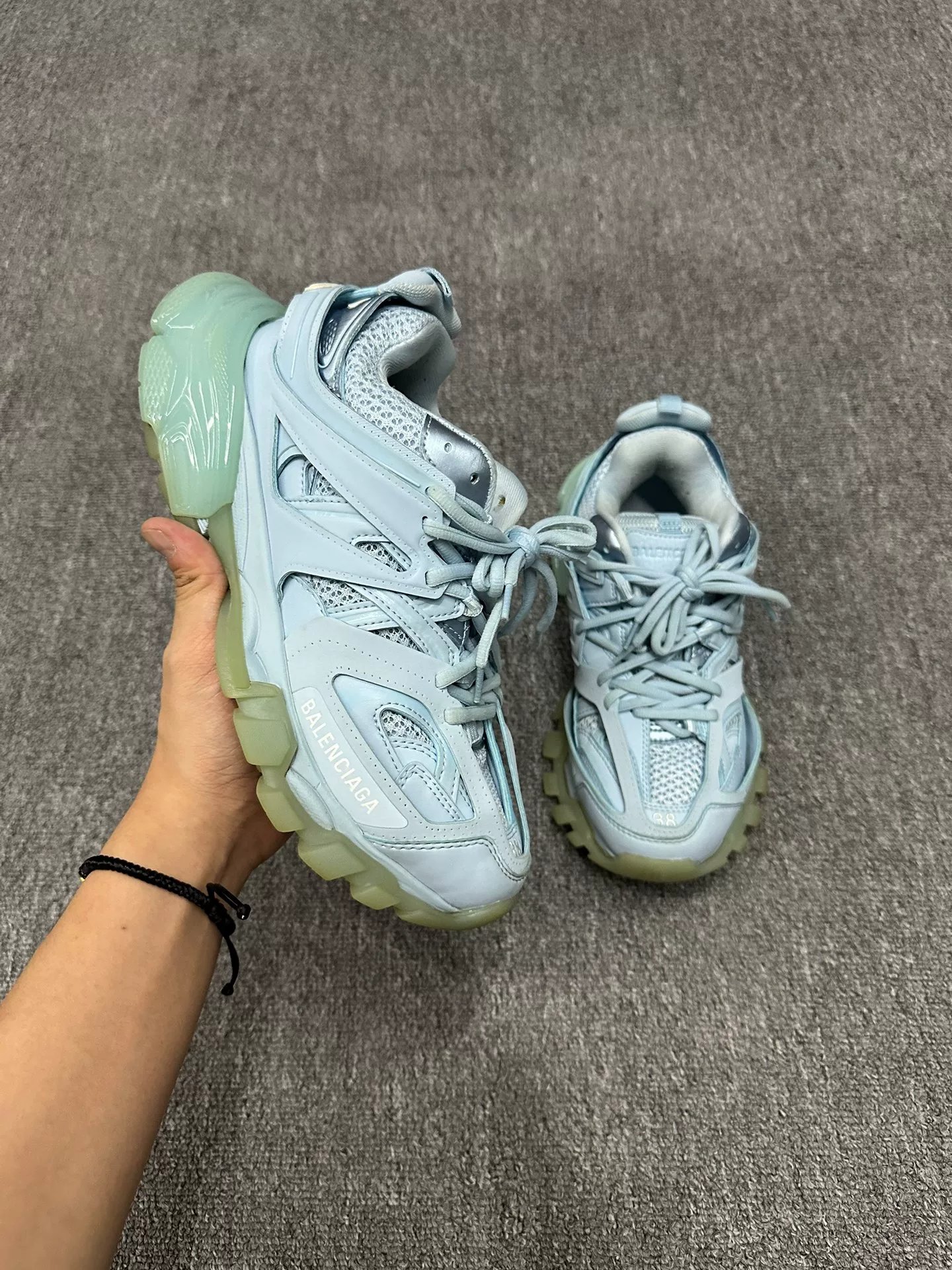 Balenciaga Track Sneakers Mint Green 38 — back