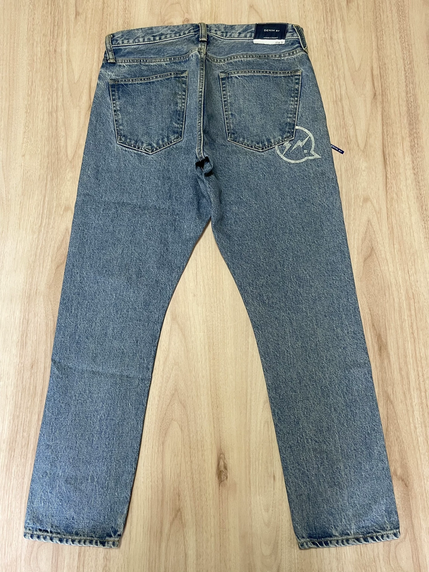 Vanquish Fragment Distressed Lightning Jeans — front
