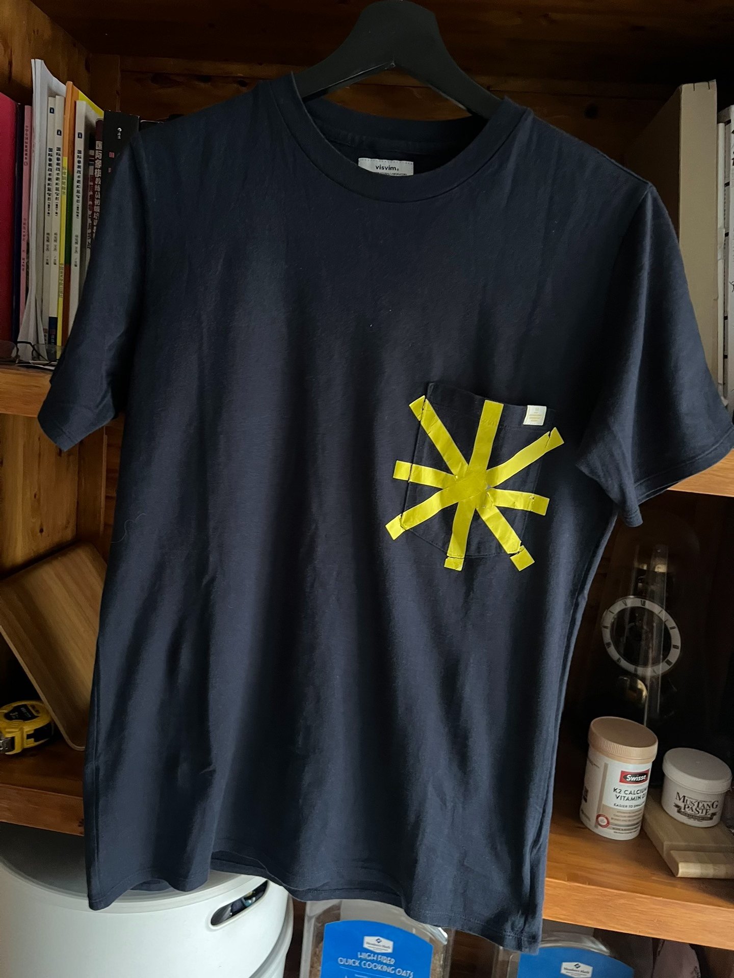 visvim Blue Starburst Print Short-Sleeve T-shirt — detail