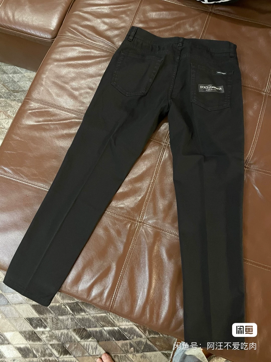 Dolce&Gabbana Black Casual Pants — front