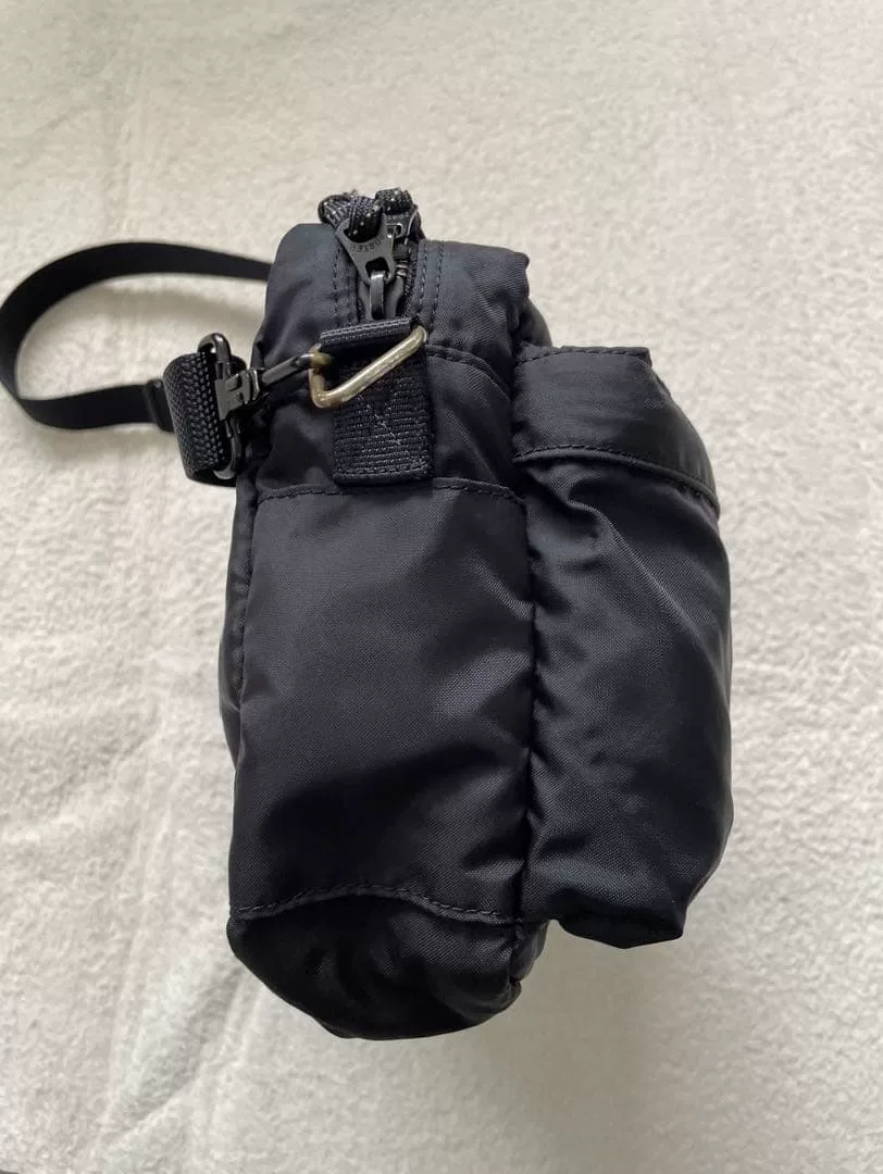 PORTER FORCE Black Crossbody Bag — detail