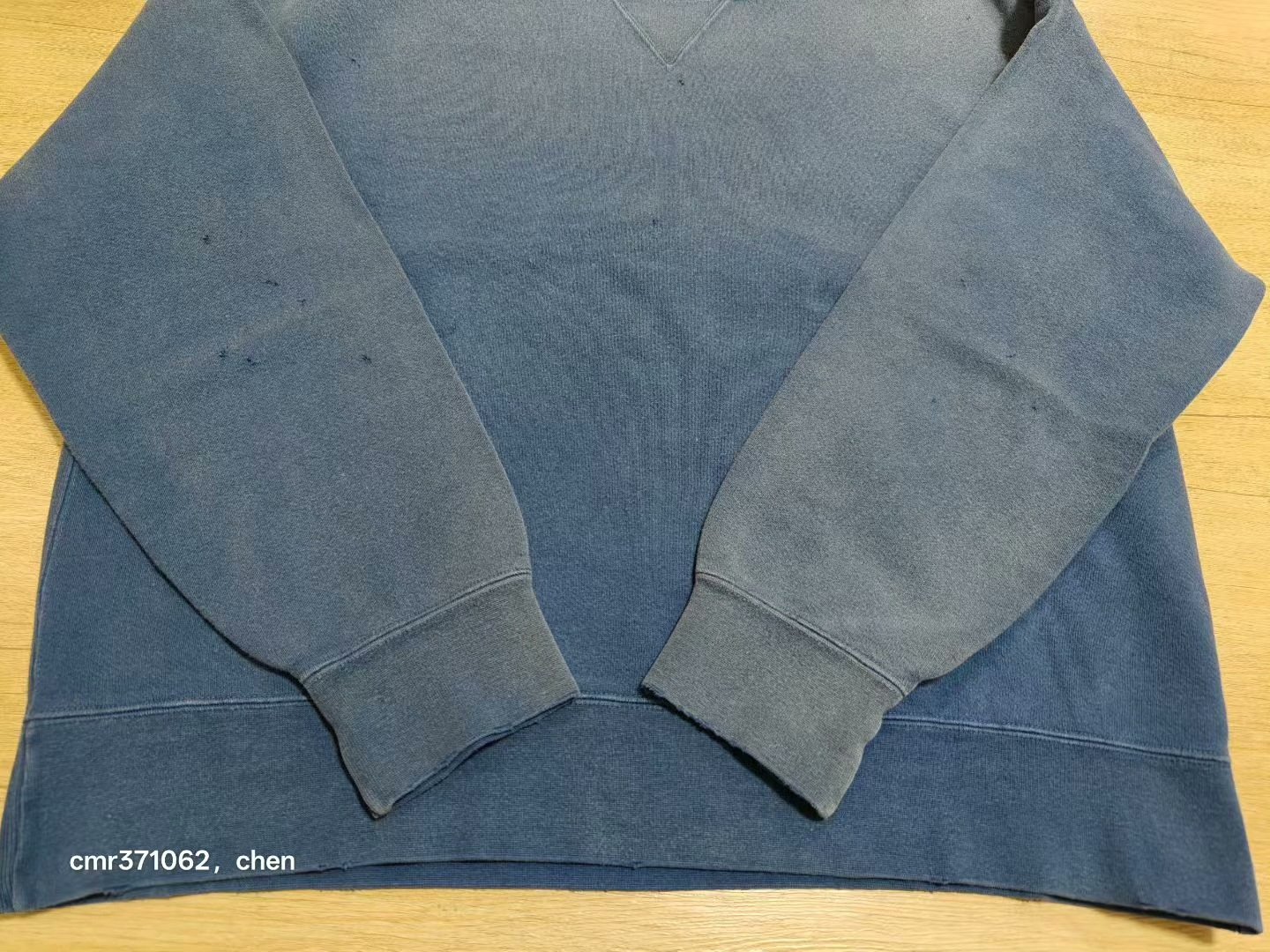 VISVIM 25AW JUMBO SB SWEAT L/S CRASH — back