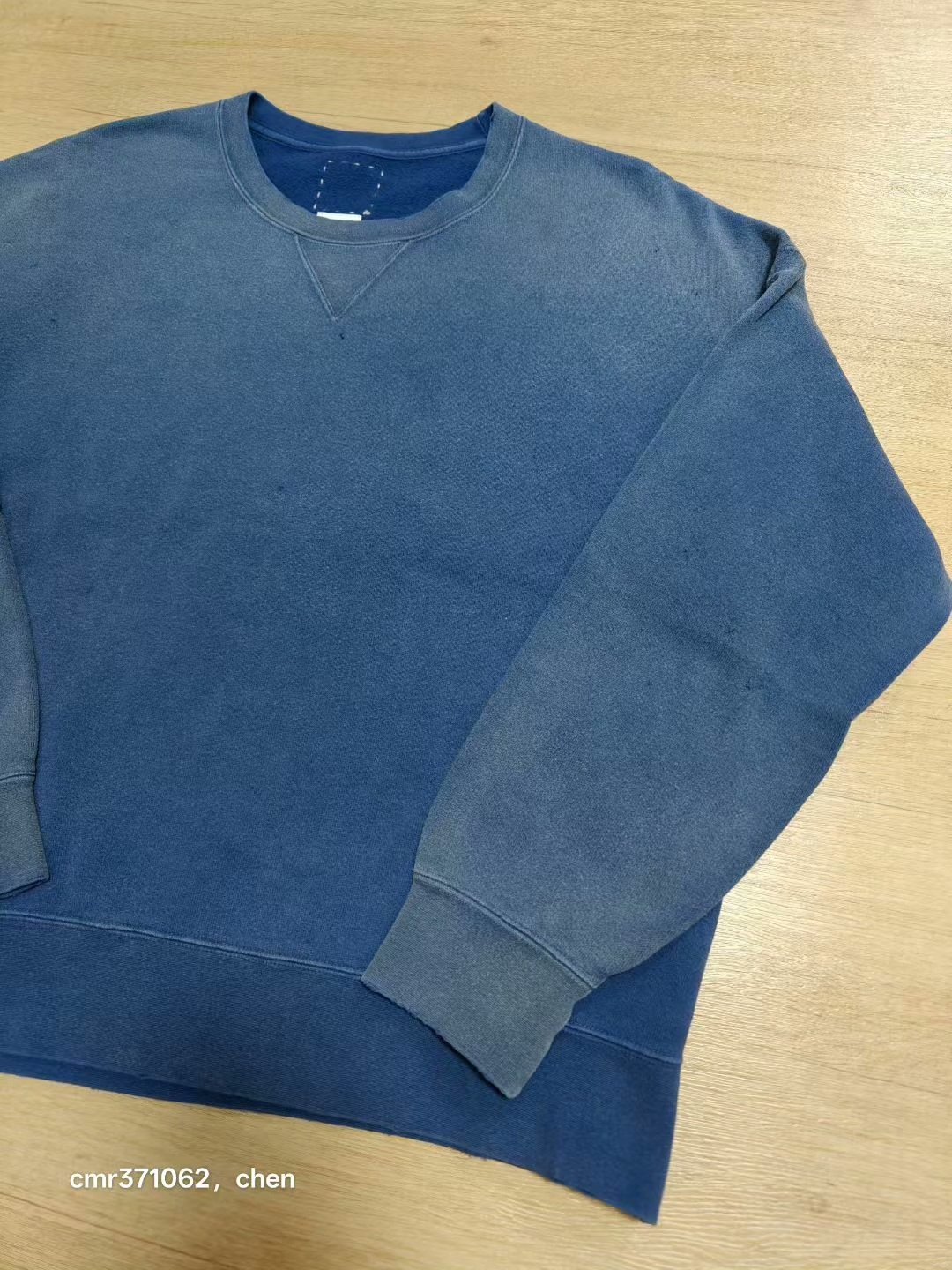 VISVIM 25AW JUMBO SB SWEAT L/S CRASH — front