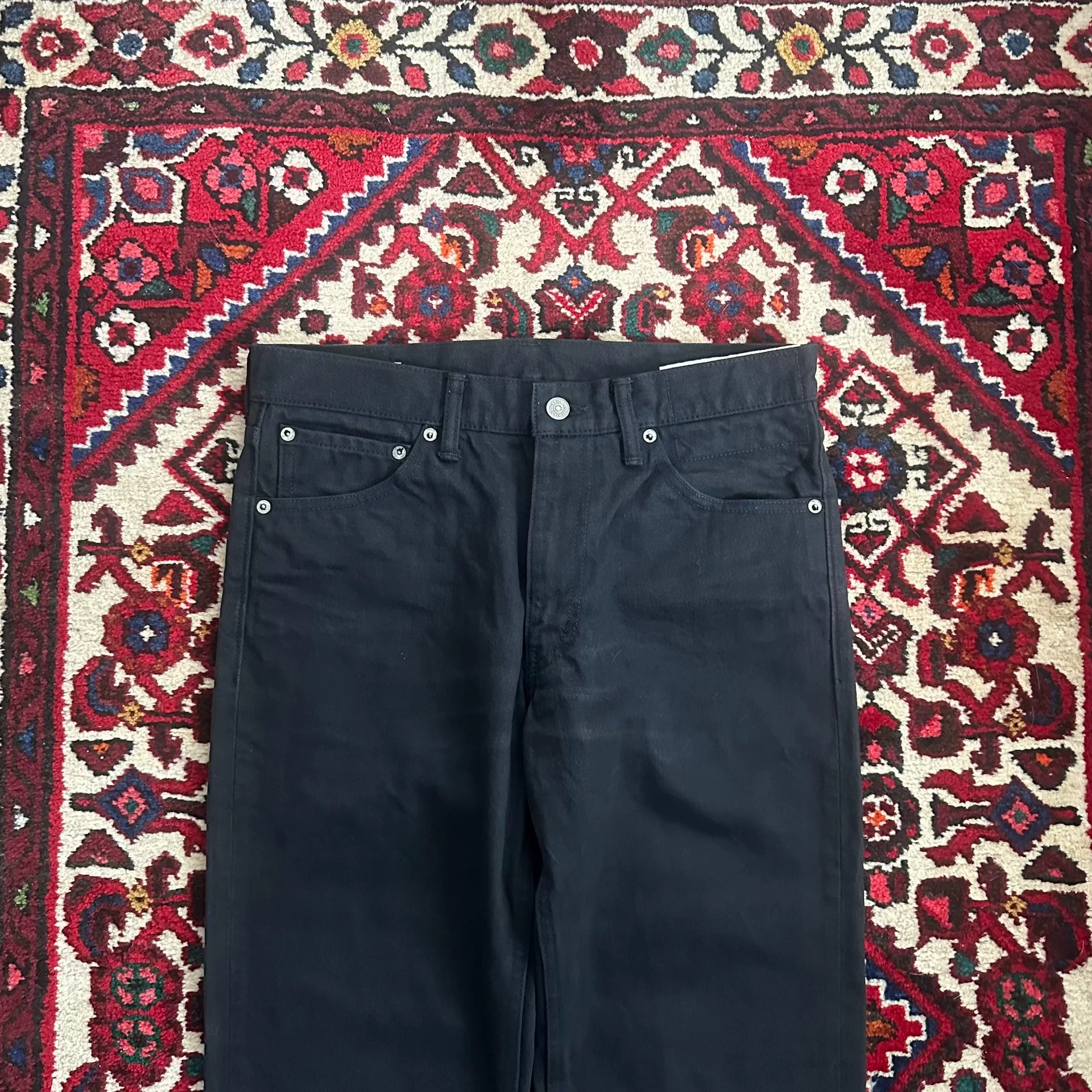visvim 21AW CMYK Black Jeans — back