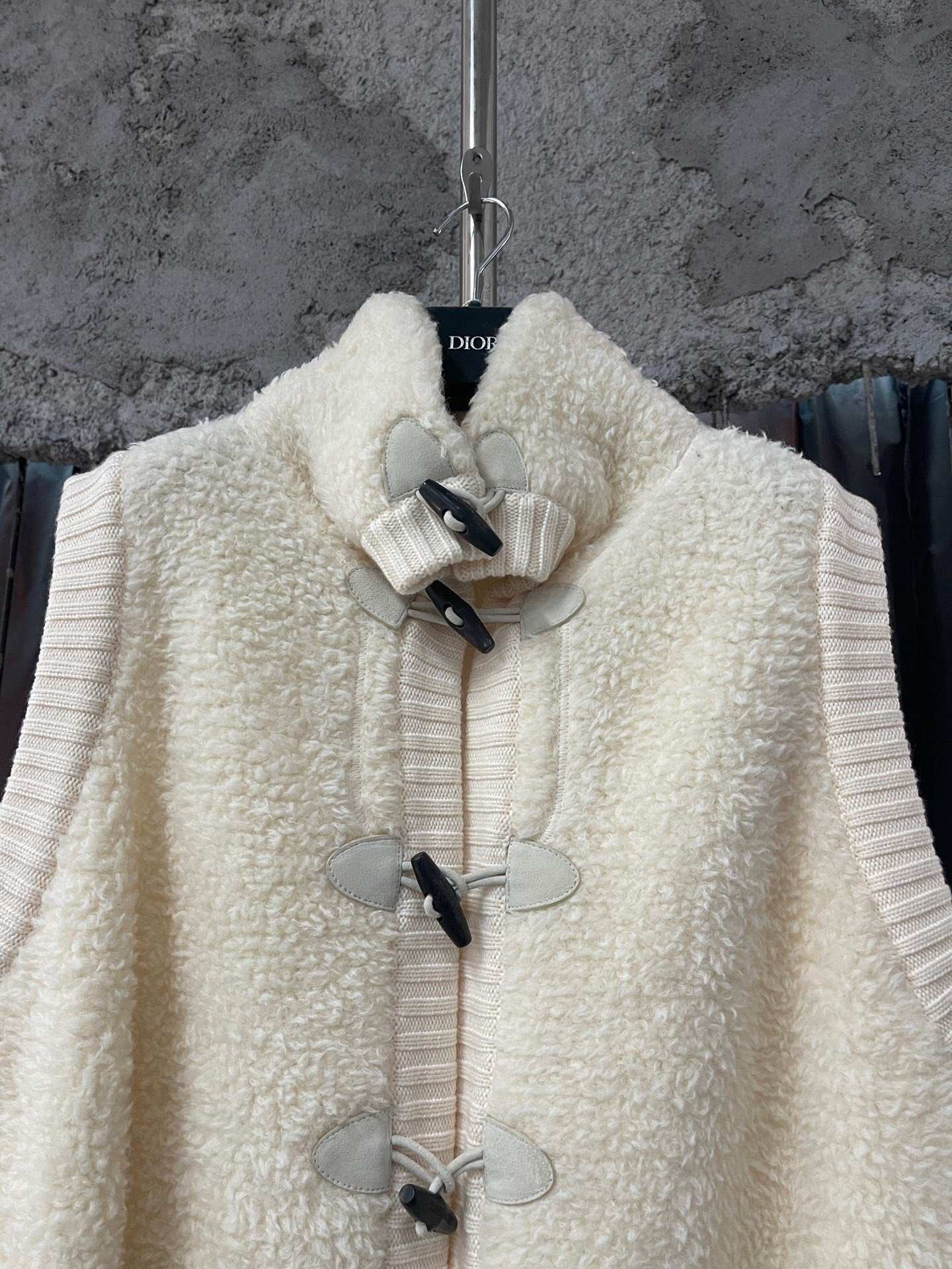 Dior Lamb Wool Vest — detail
