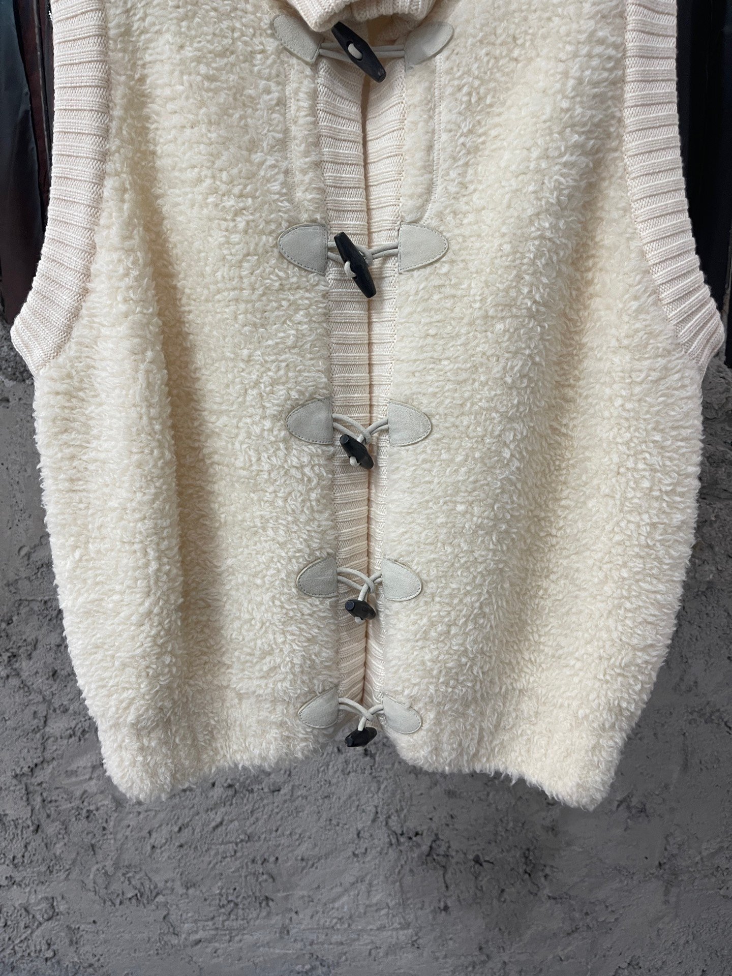 Dior Lamb Wool Vest — back