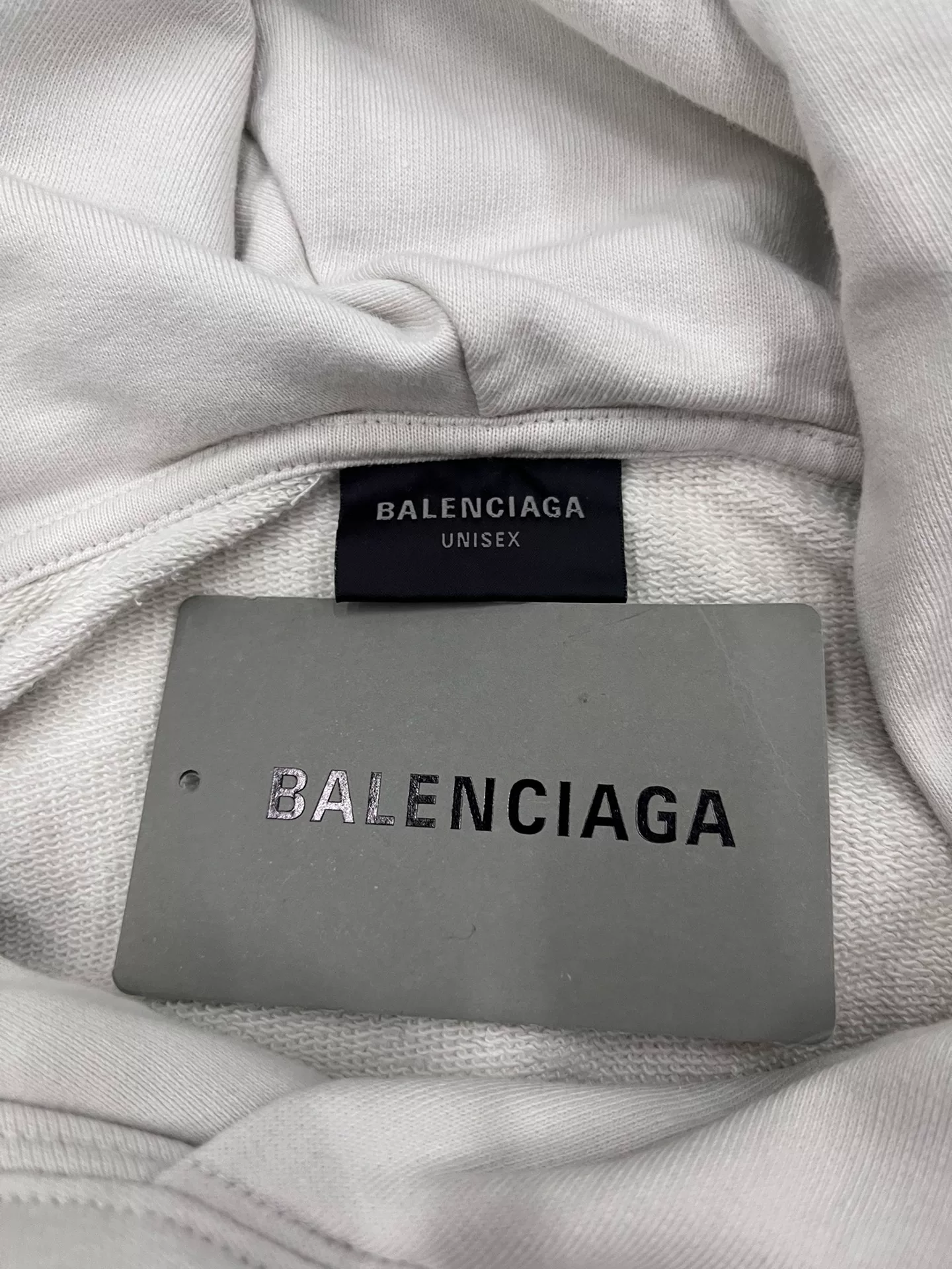 Balenciaga Oversized 3XL Logo Embroidered Hoodie — back