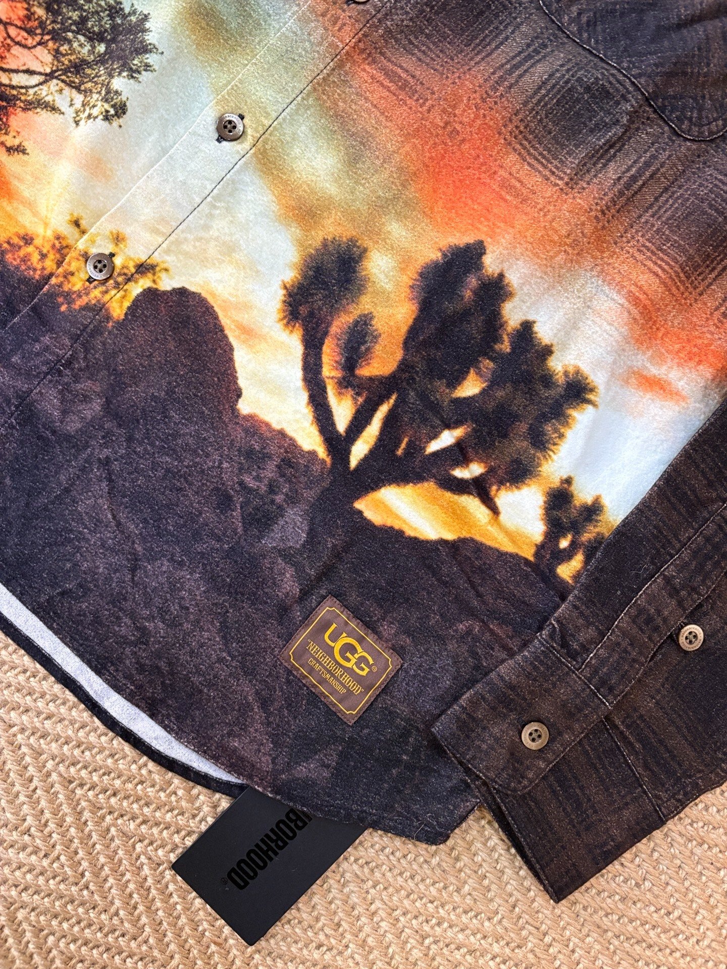 NEIGHBORHOOD x UGG Collaboration Shirt — back