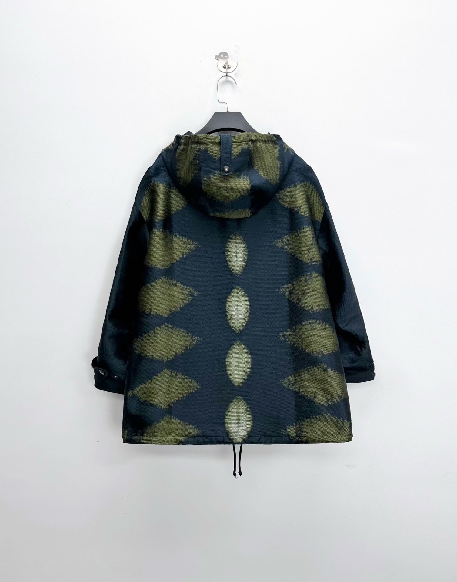 Dior Green Gradient Tie-Dye Half-Zip Jacket — front