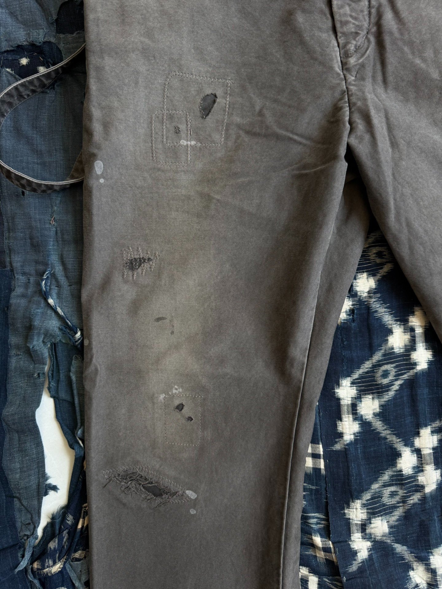 Visvim 21SS Traveller Braces Pants DMGD — back