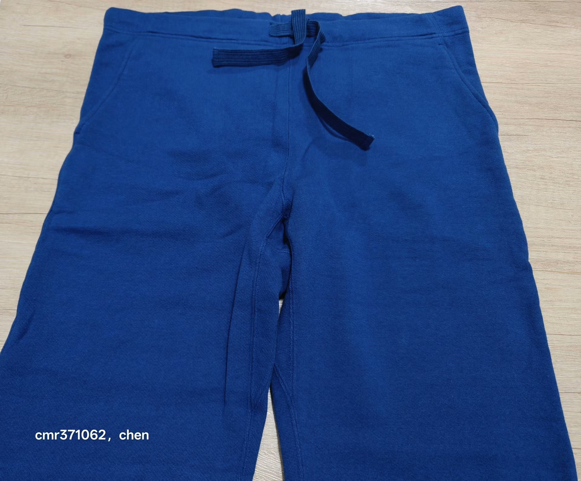 VISVIM 26SS Blue Sweat Pants — detail