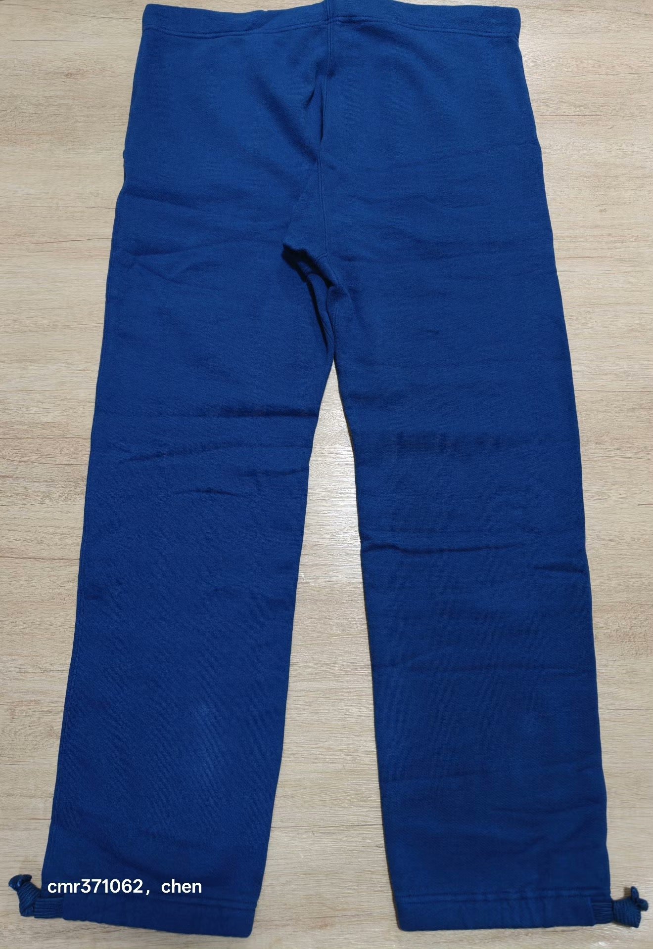 VISVIM 26SS Blue Sweat Pants — back