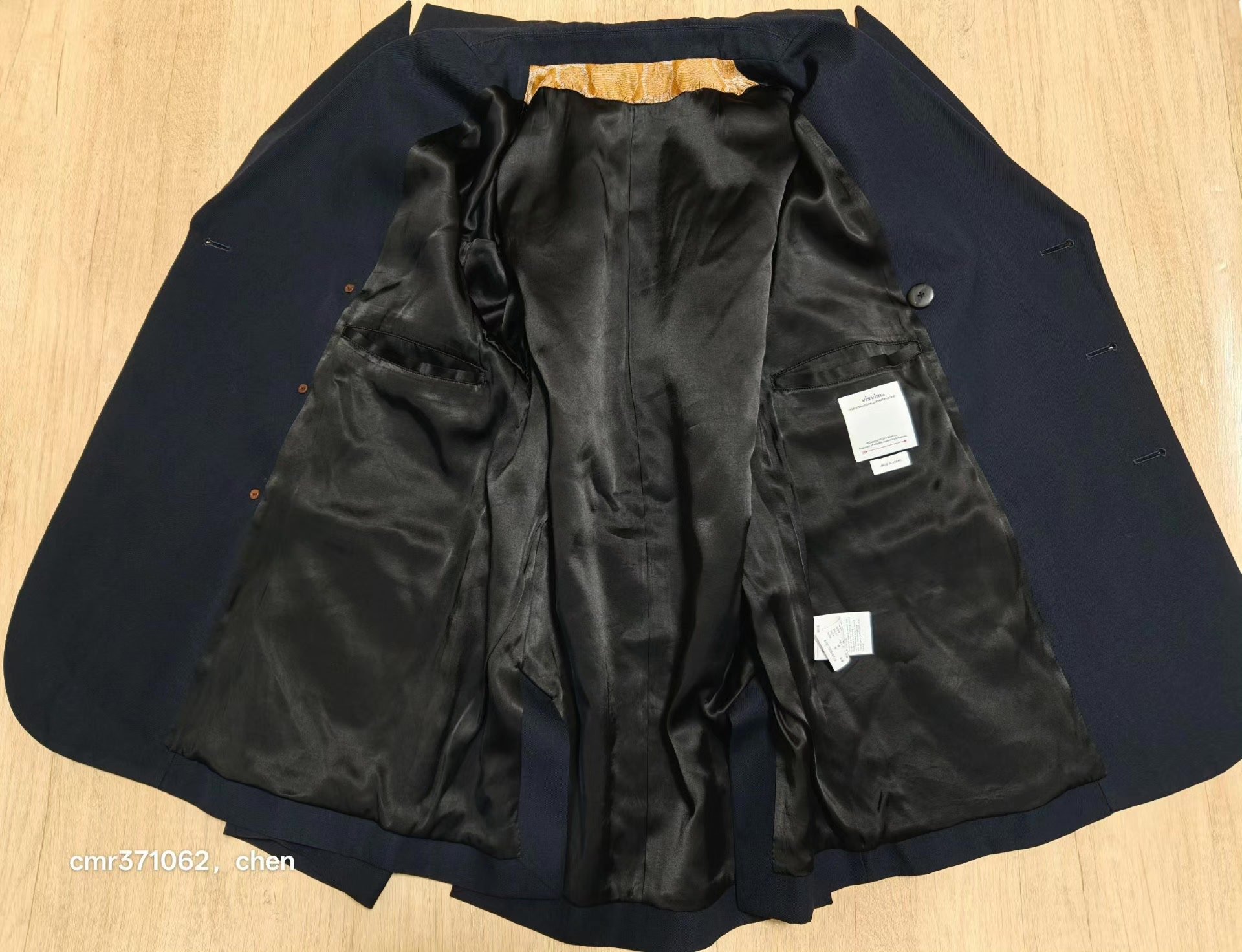 visvim 24AW Regis DB JKT — label