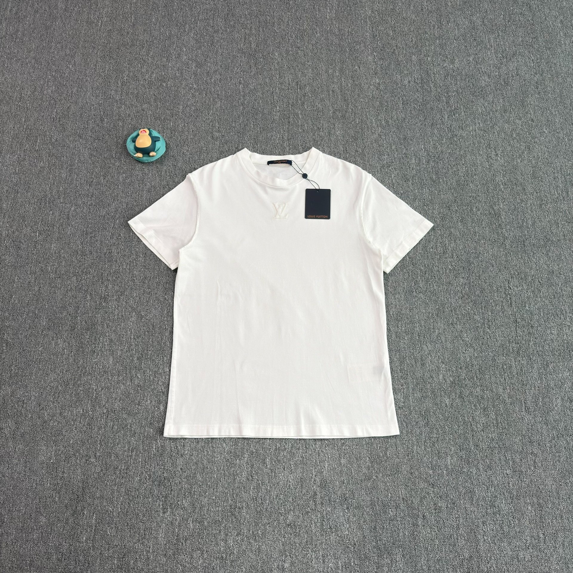 Louis Vuitton Embossed Logo White T-Shirt