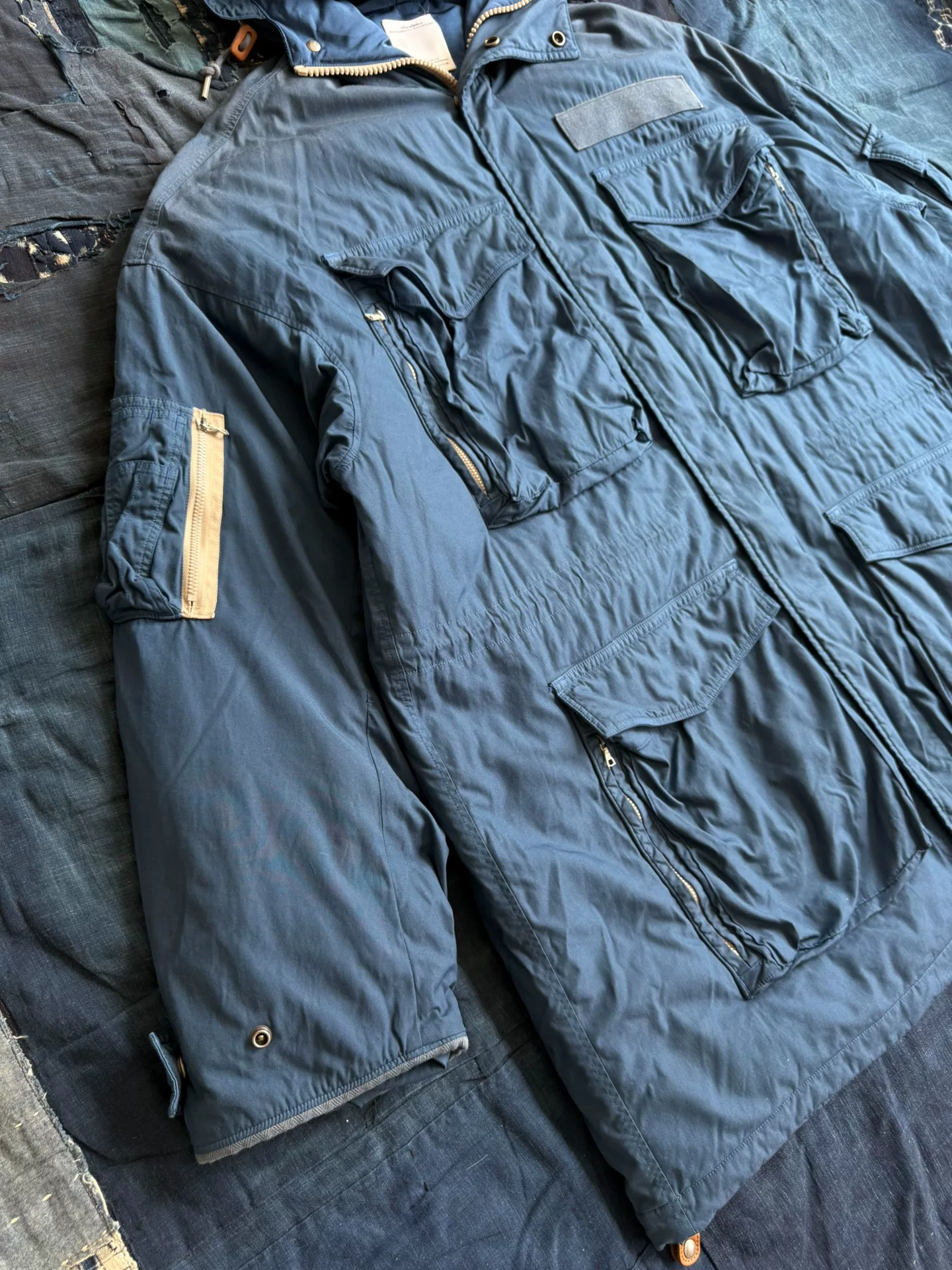VISVIM 21SS Krupa Field Down Jacket — label
