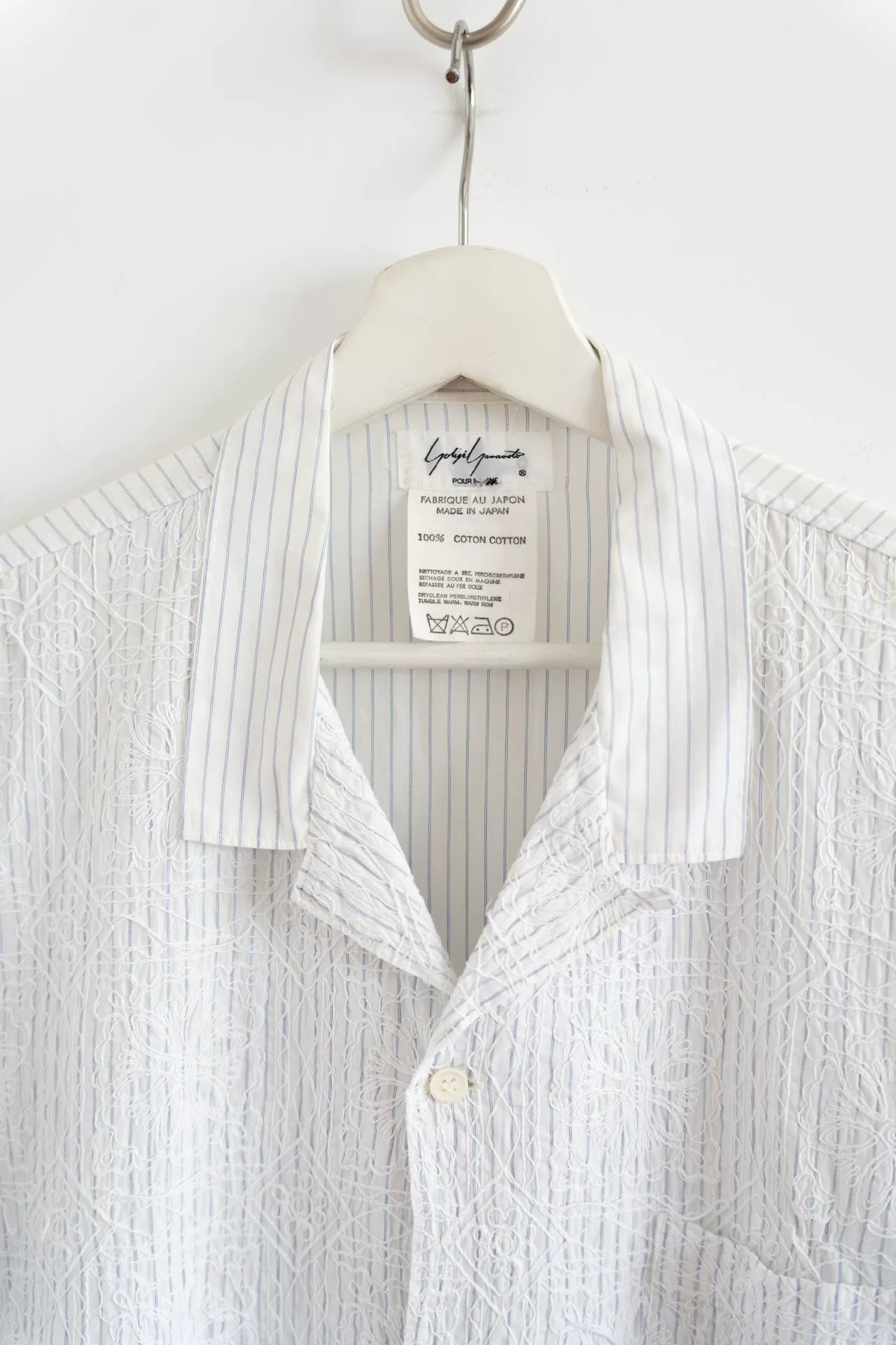 Yohji Yamamoto 85ss Tuareg Embroidered Shirt — back