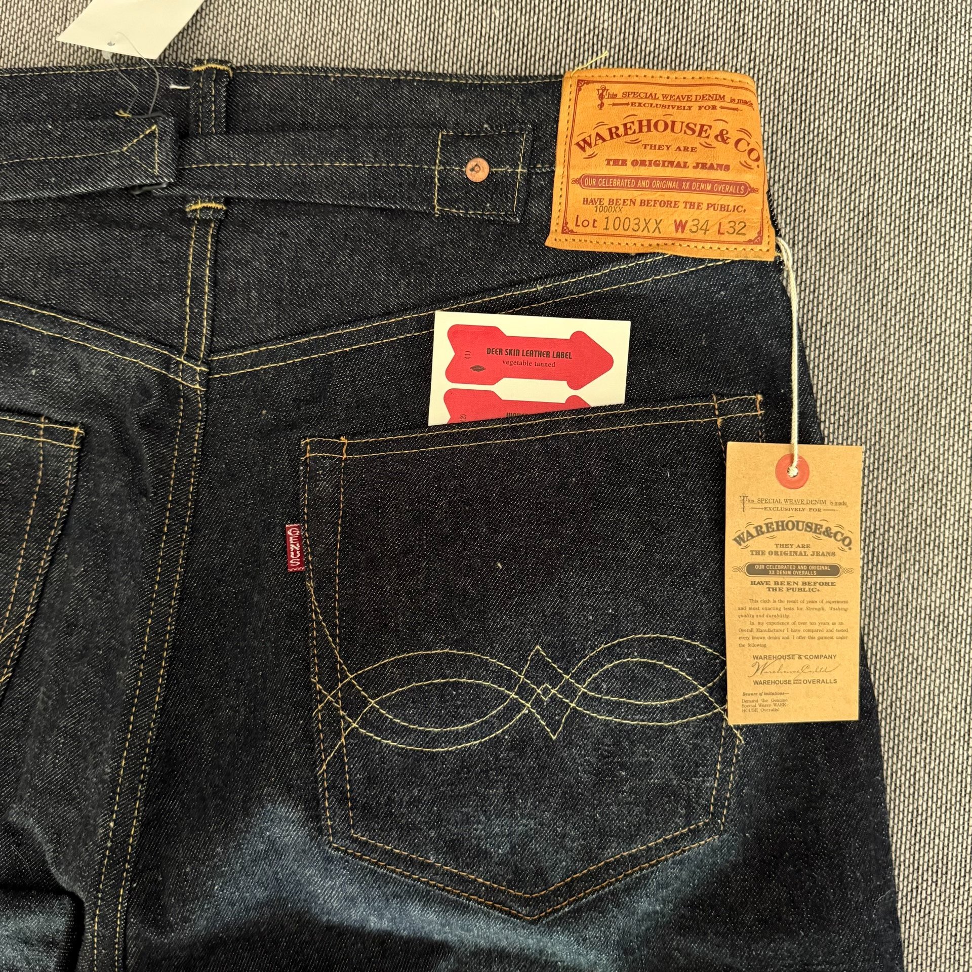 Warehouse 1941 Acid Jeans — back