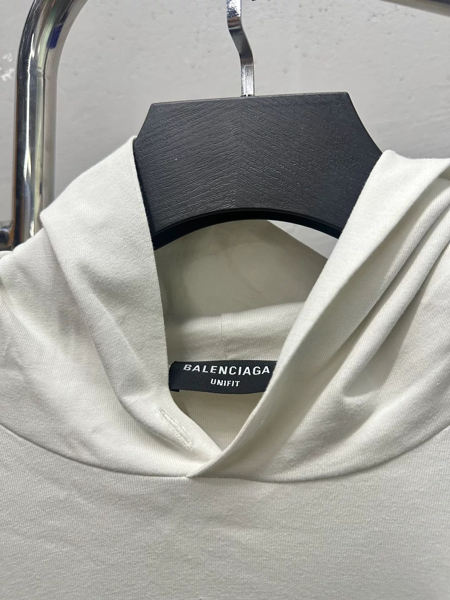 Balenciaga White Eco Hoodie M — back