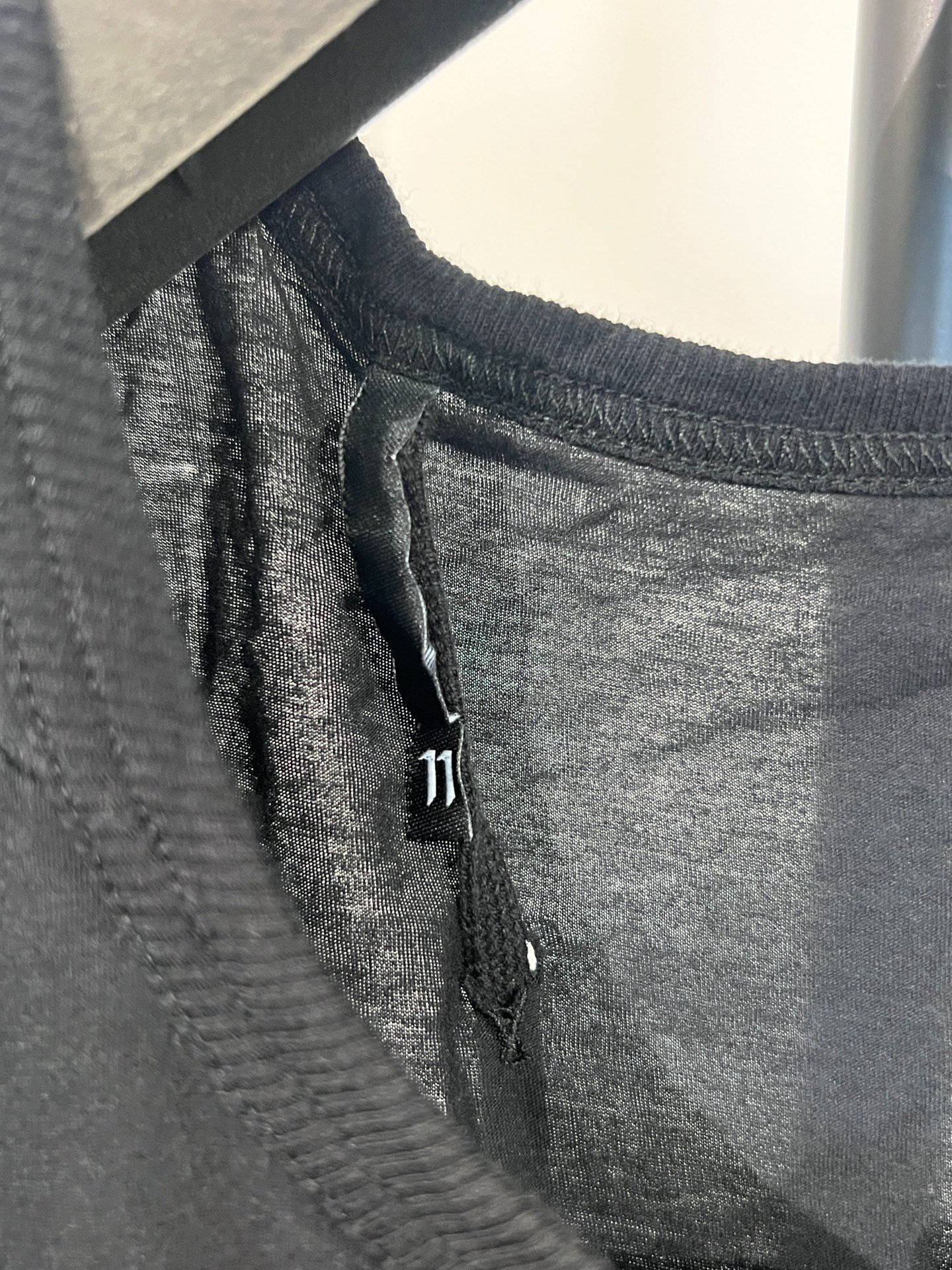 11 BY BORIS BIDJAN SABERI Sleeveless Tank Top — label