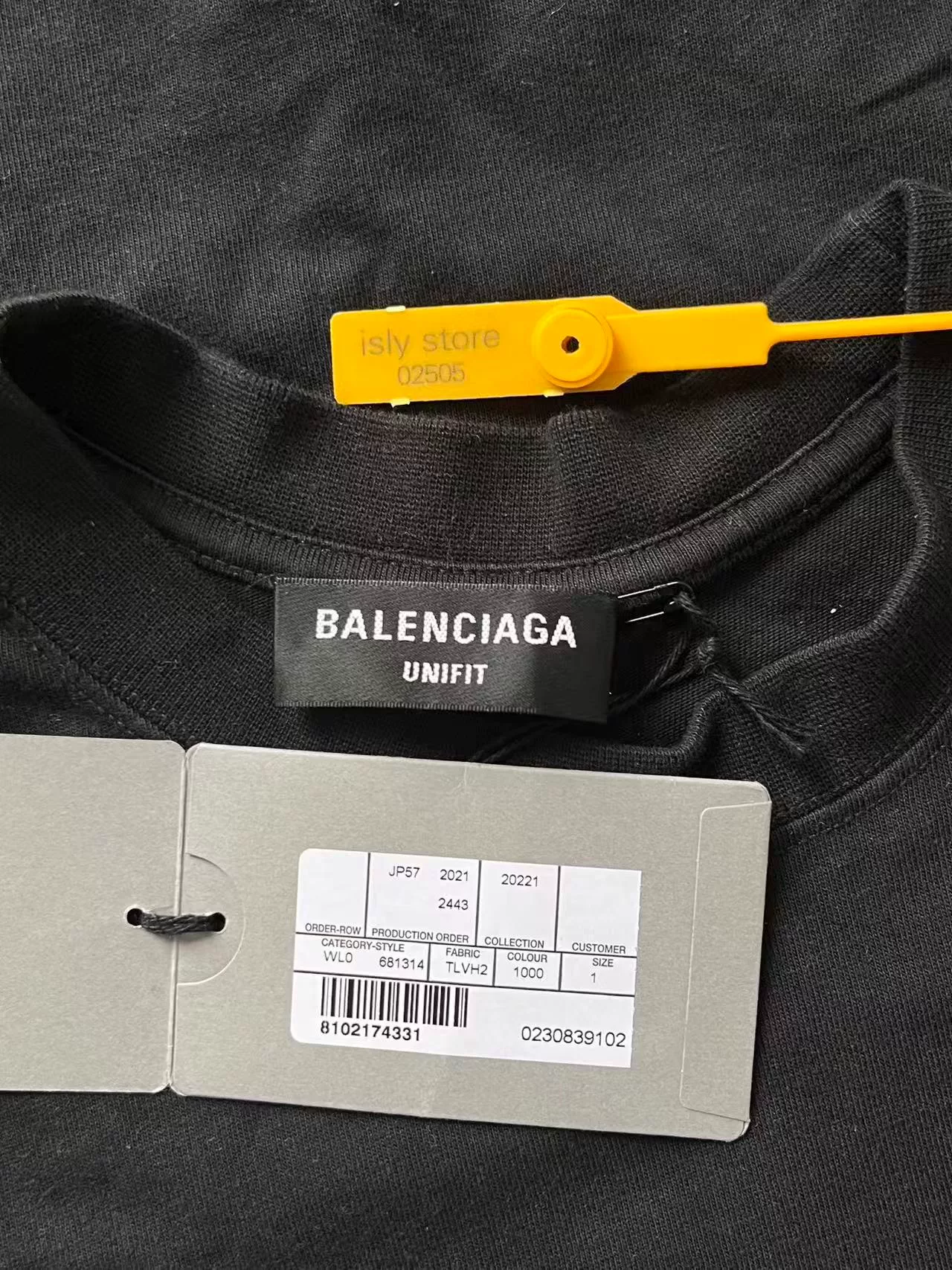 Balenciaga Tiger Print Short-Sleeve T-Shirt — label
