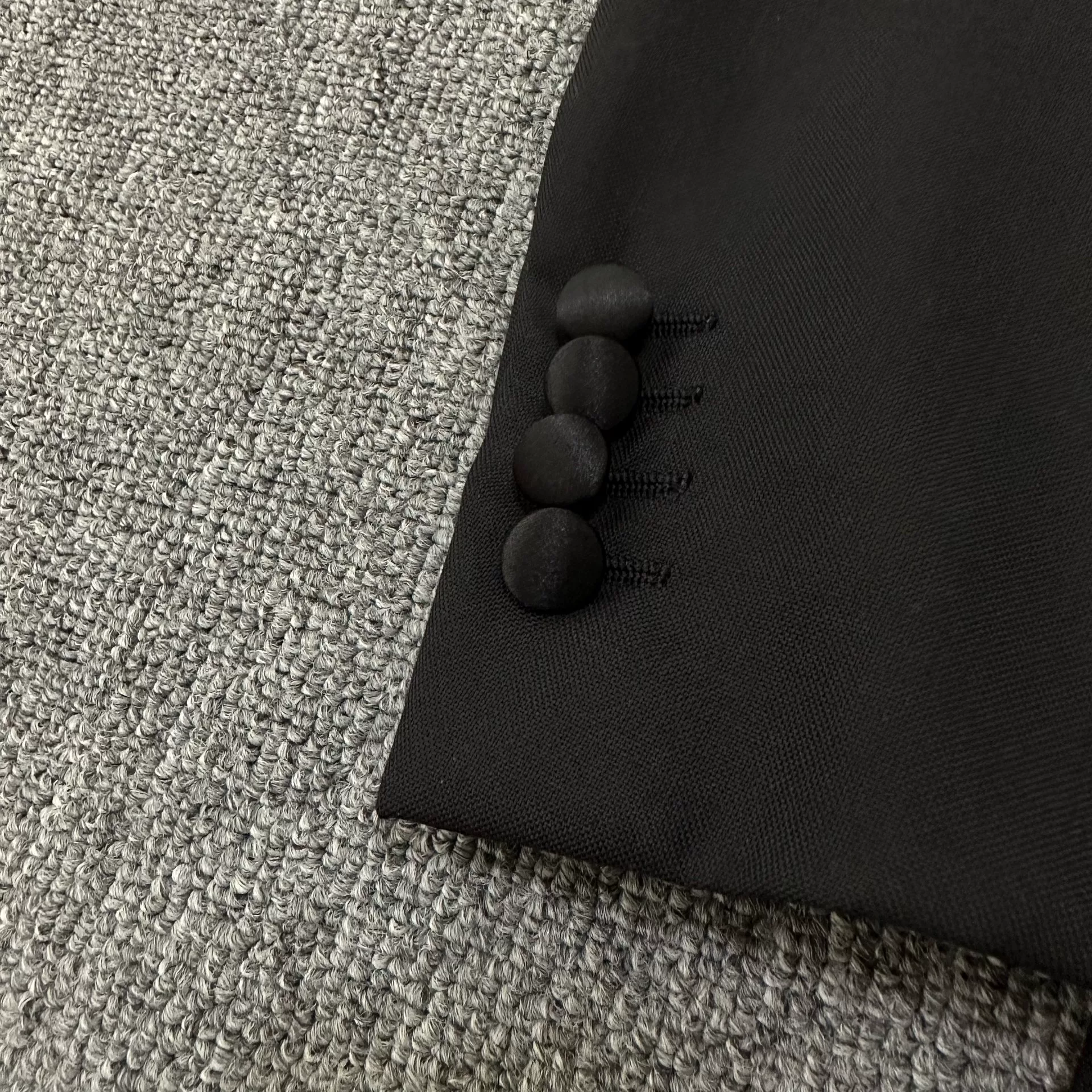 Dior Homme Silk Lapel Smoking Suit — front