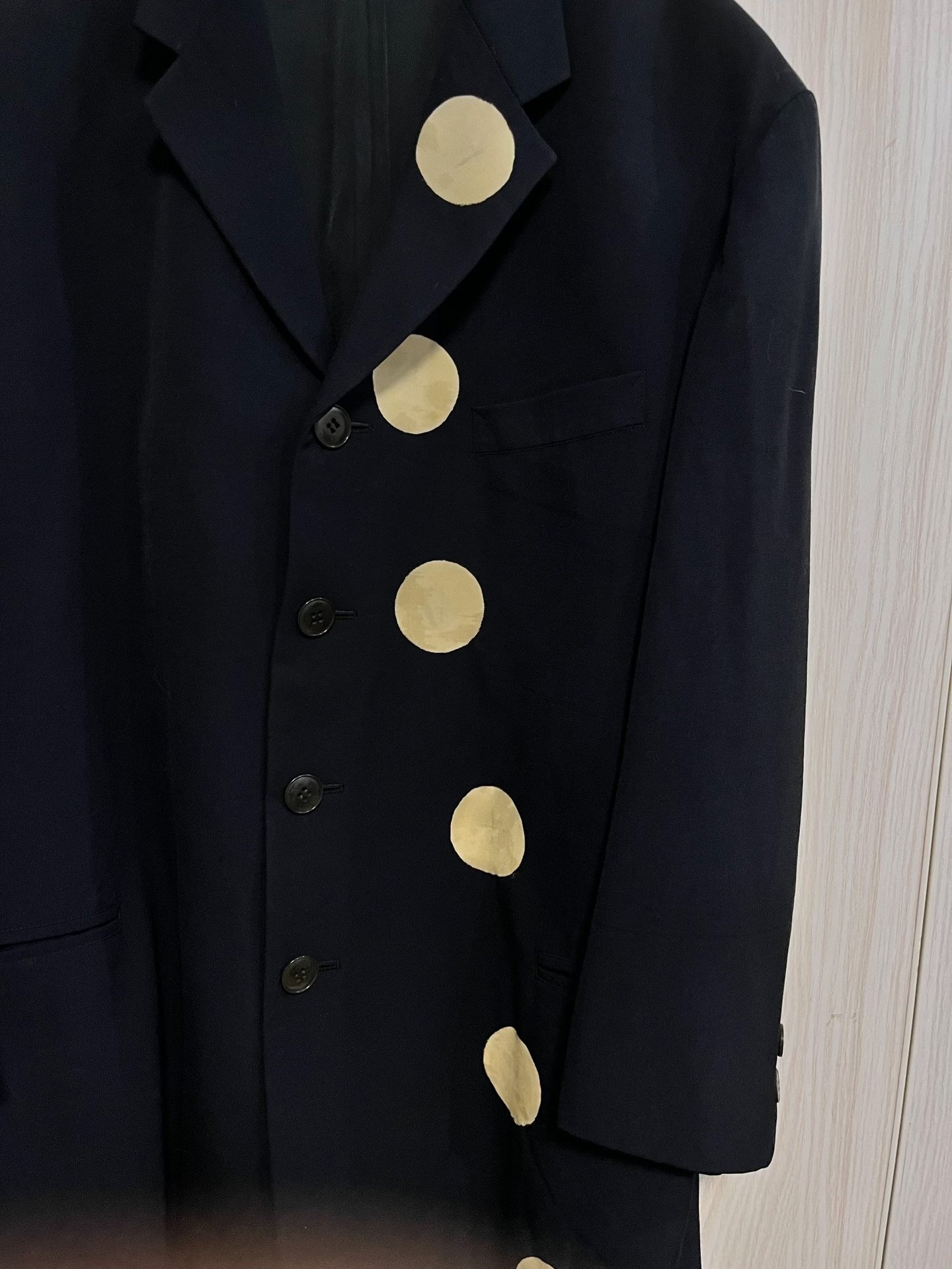 Yohji Yamamoto 96AW Moon Dye Blazer — front
