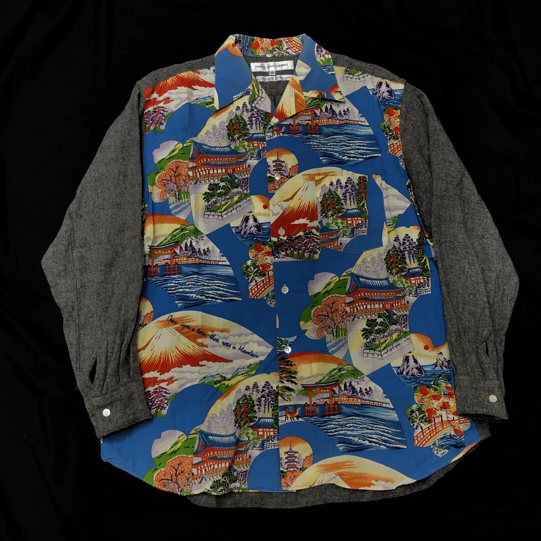 Comme des Garçons 99AW Mount Fuji Felted Shirt