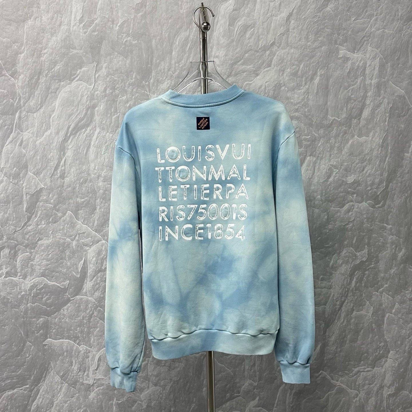 Louis Vuitton SS26 Tie-Dye Embroidered Sweater — back