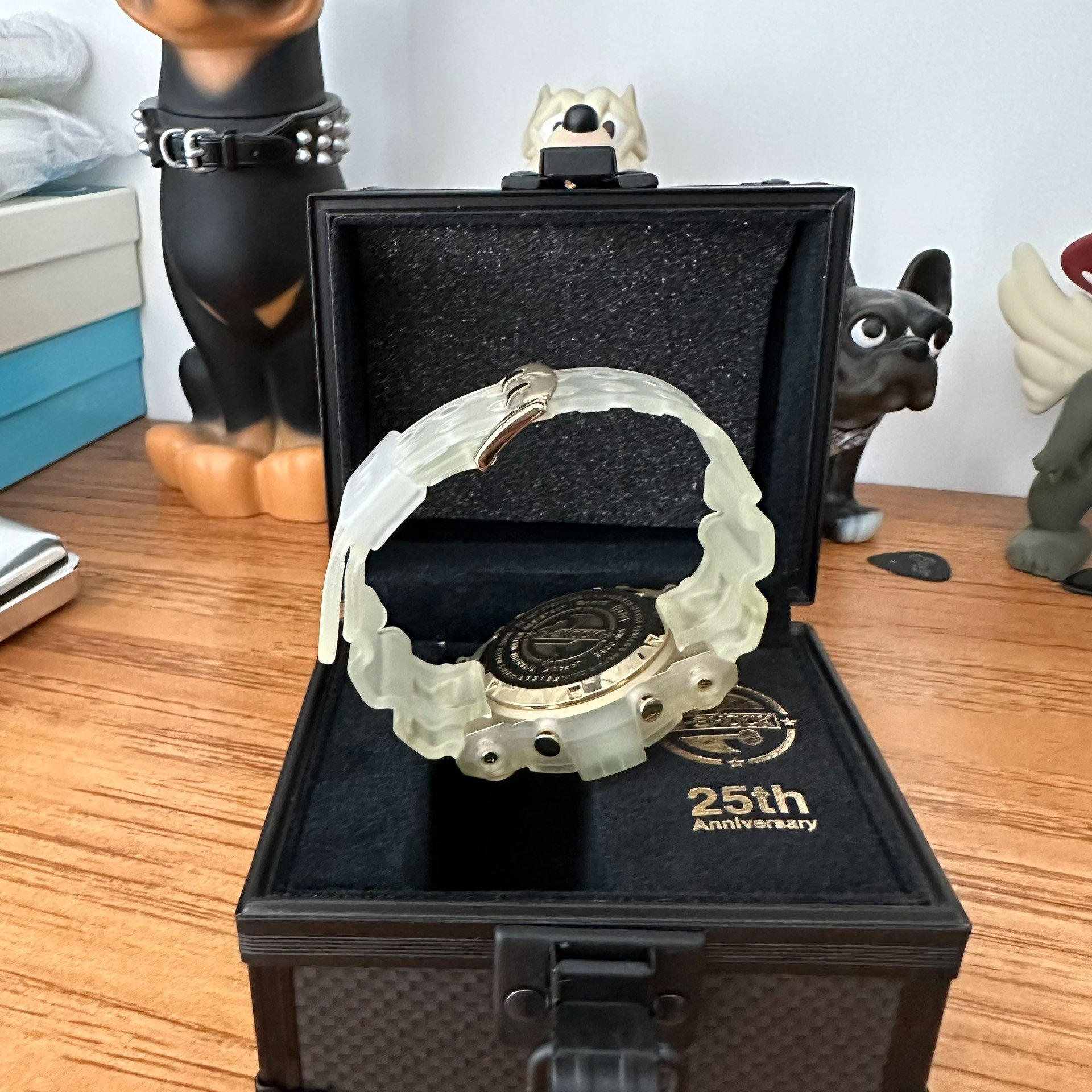 Casio GW-225A 25th Anniversary Transparent Frogman — back