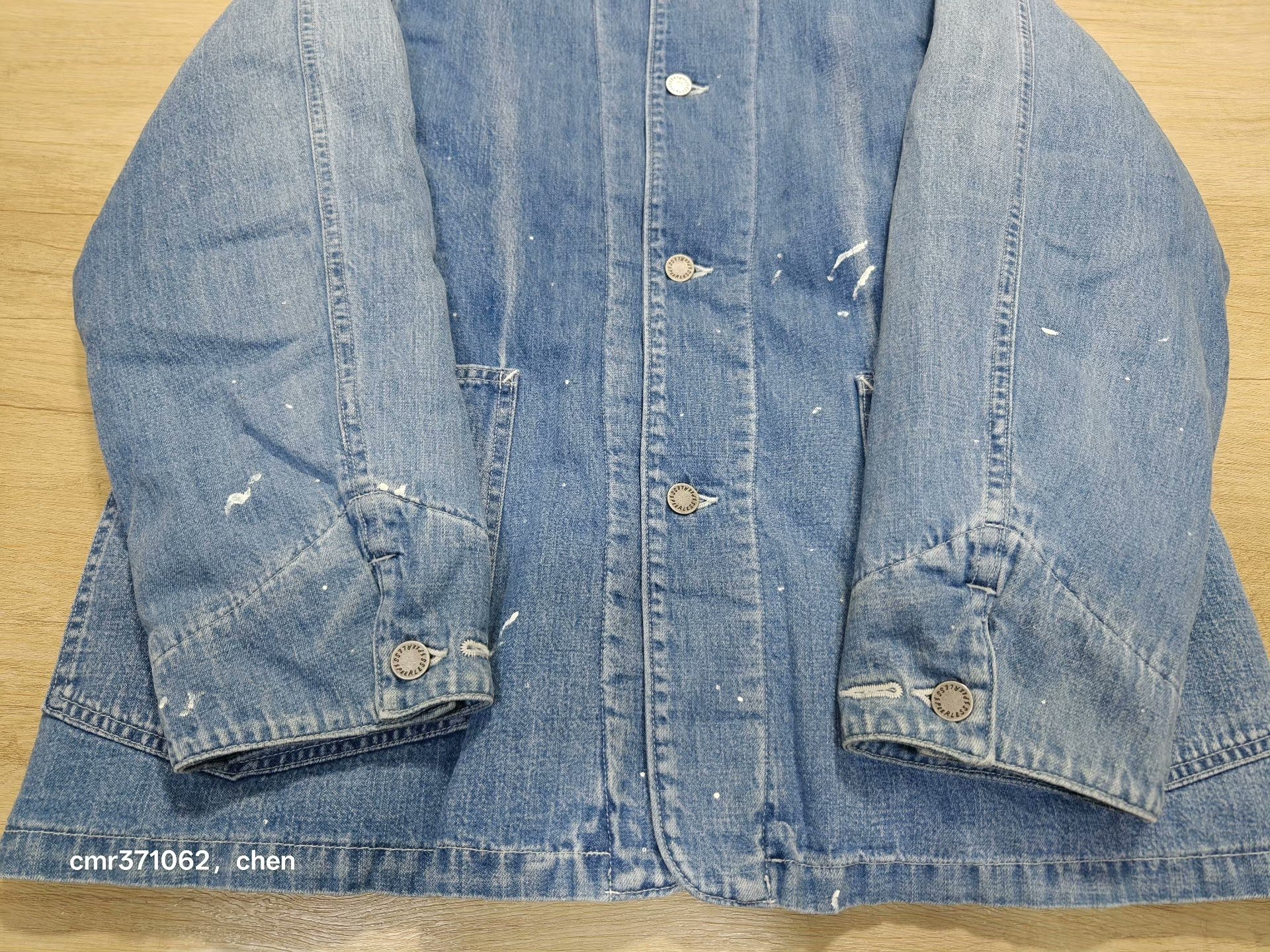 VISVIM 25AW SS Coverall Down Jacket — label