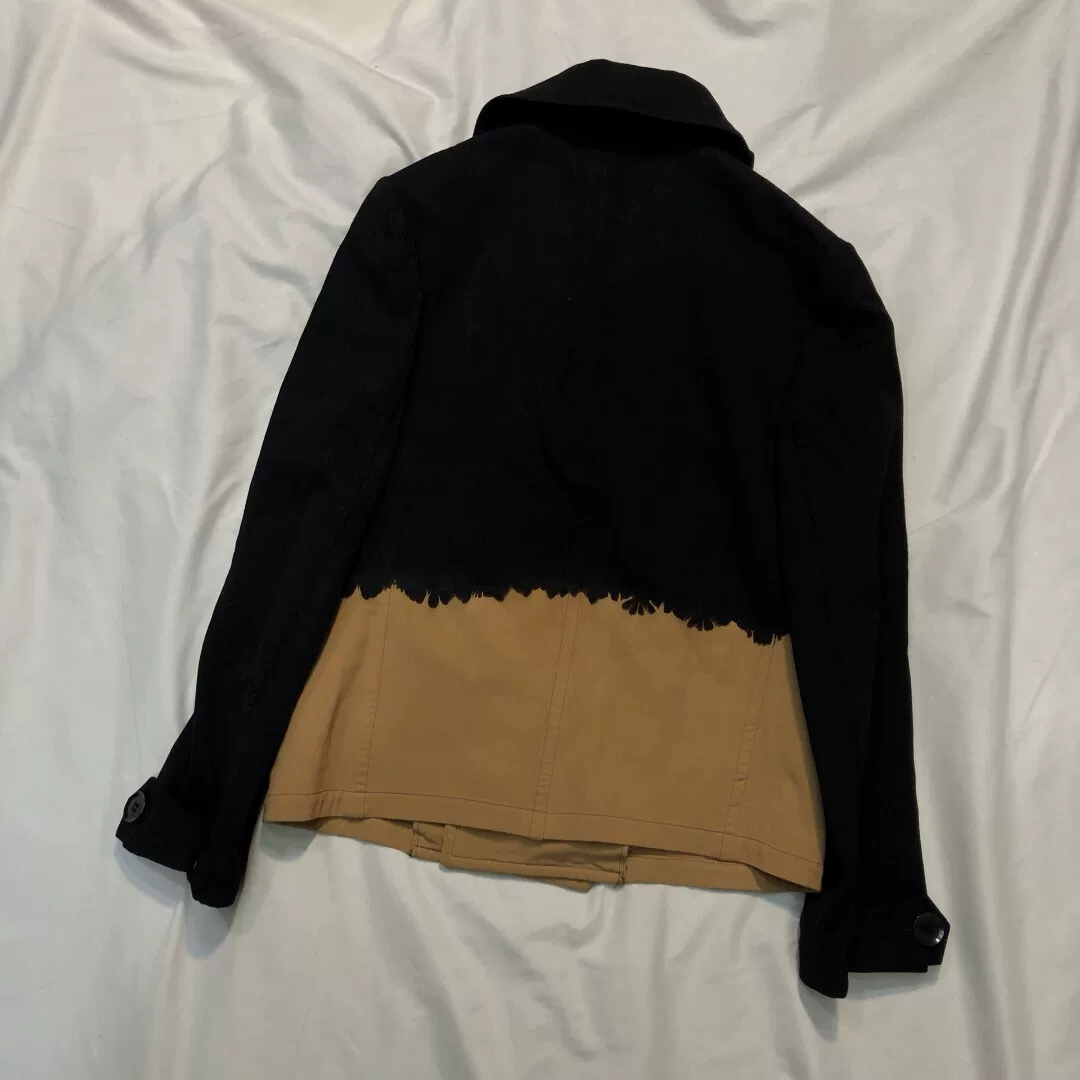 Yohji Yamamoto 2003AW Discharge Coat — detail