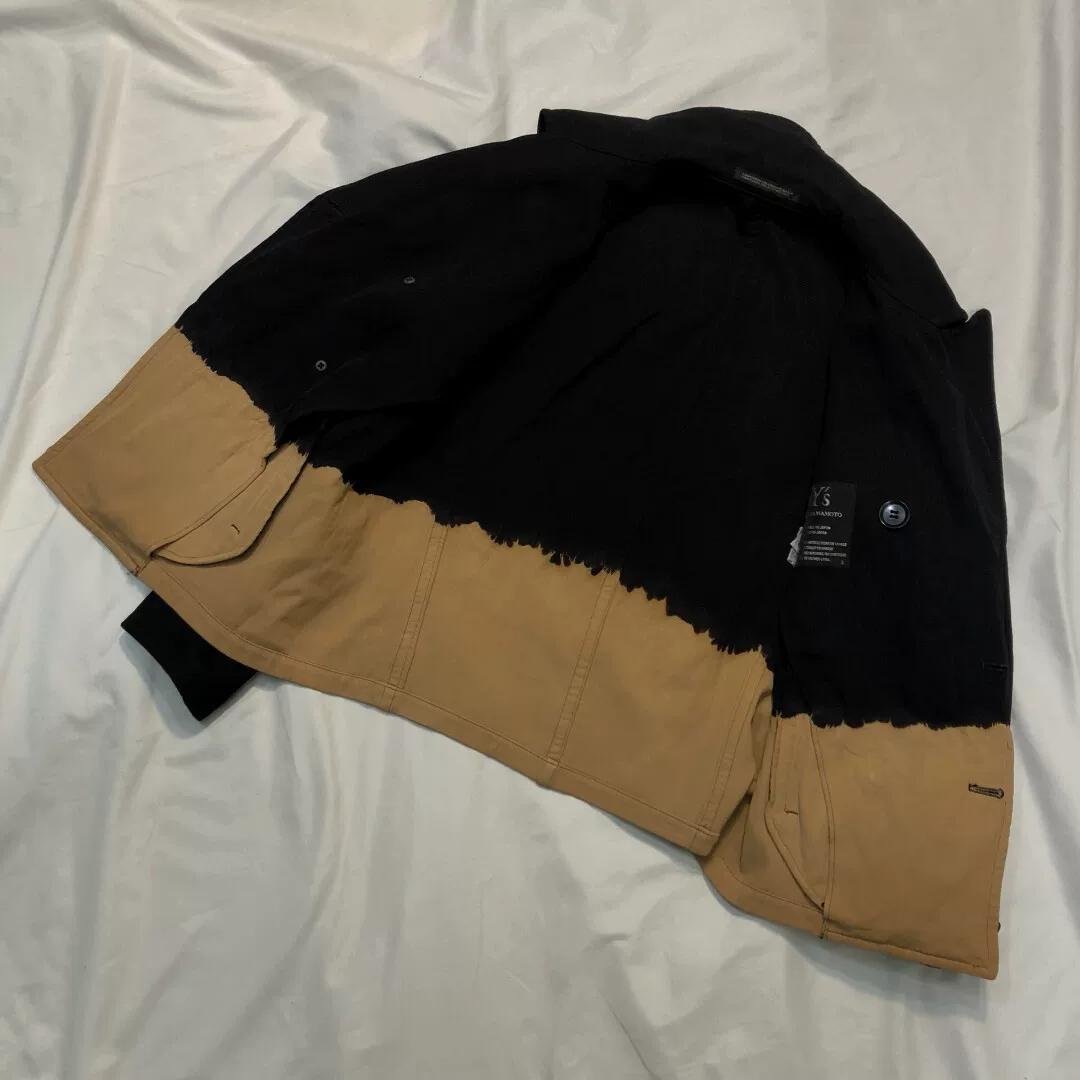 Yohji Yamamoto 2003AW Discharge Coat — back