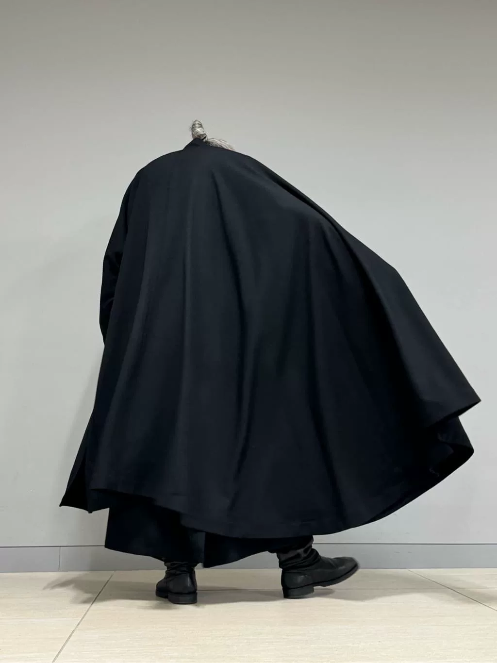 Yohji Yamamoto 23AW Batwing Cloak Coat