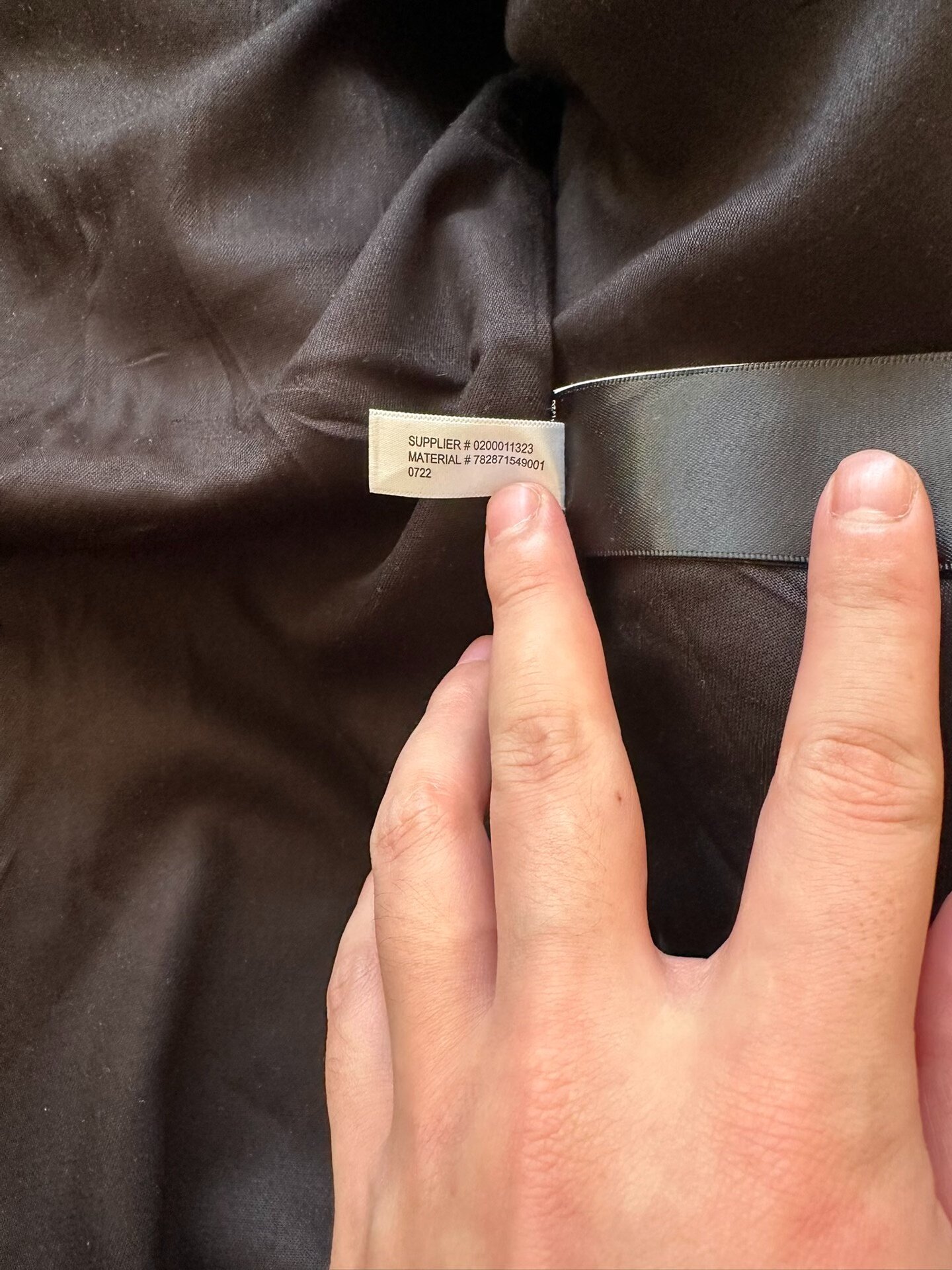 RRL Dark Green Hooded Duffle Coat — detail