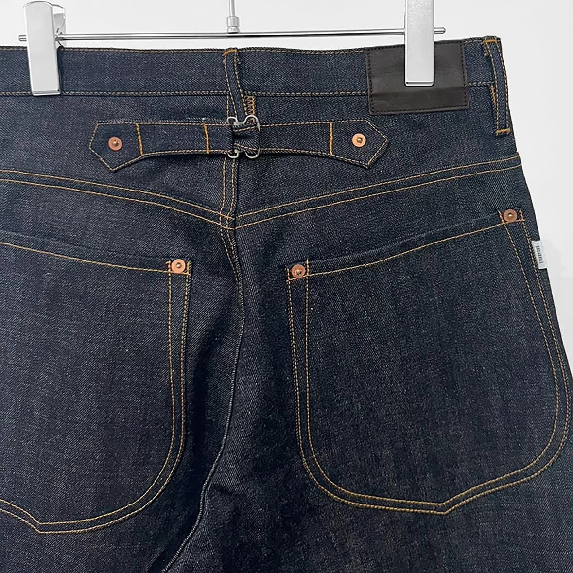 Sugarhill Classic Rigid Indigo Denim Pants — label