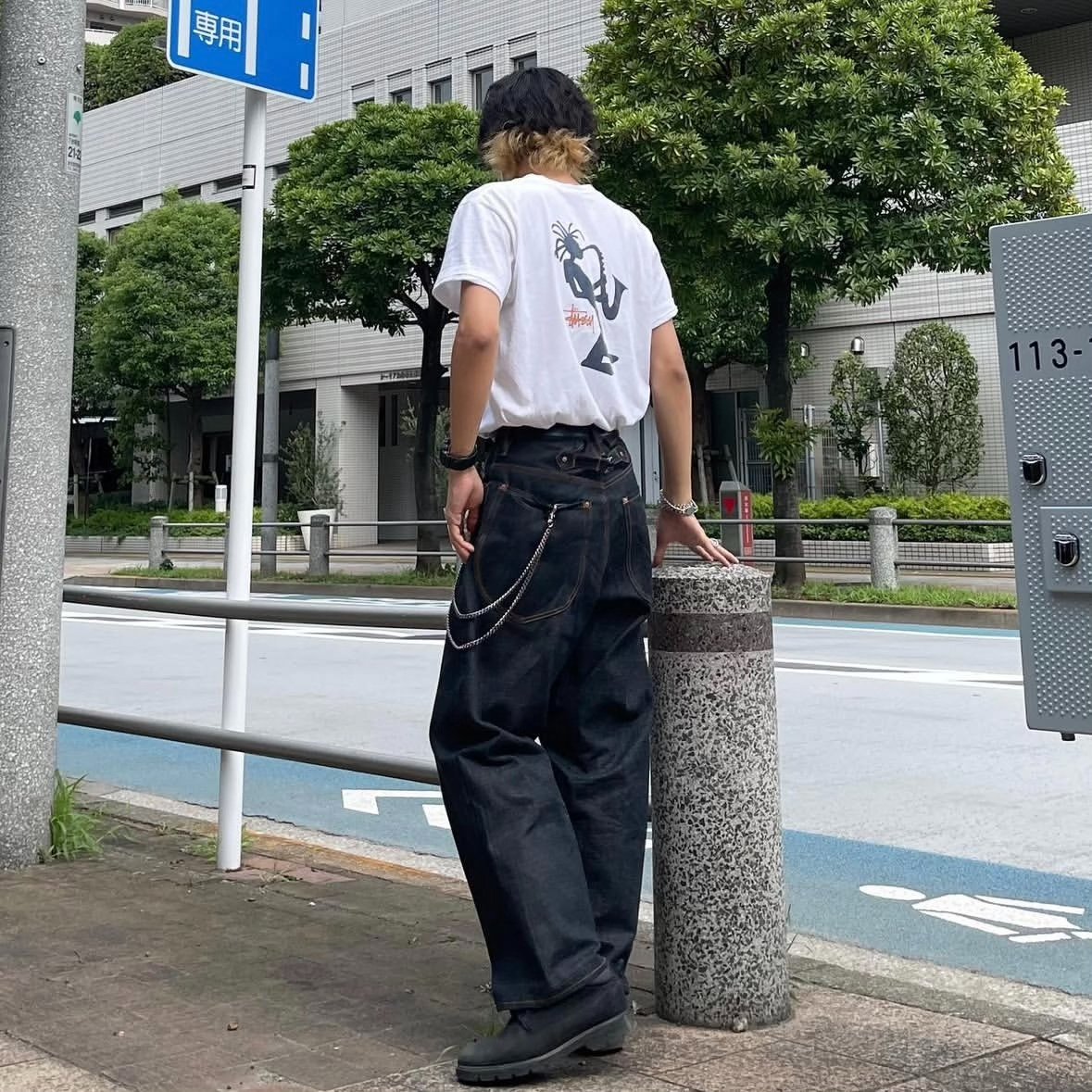 Sugarhill Classic Rigid Indigo Denim Pants — back