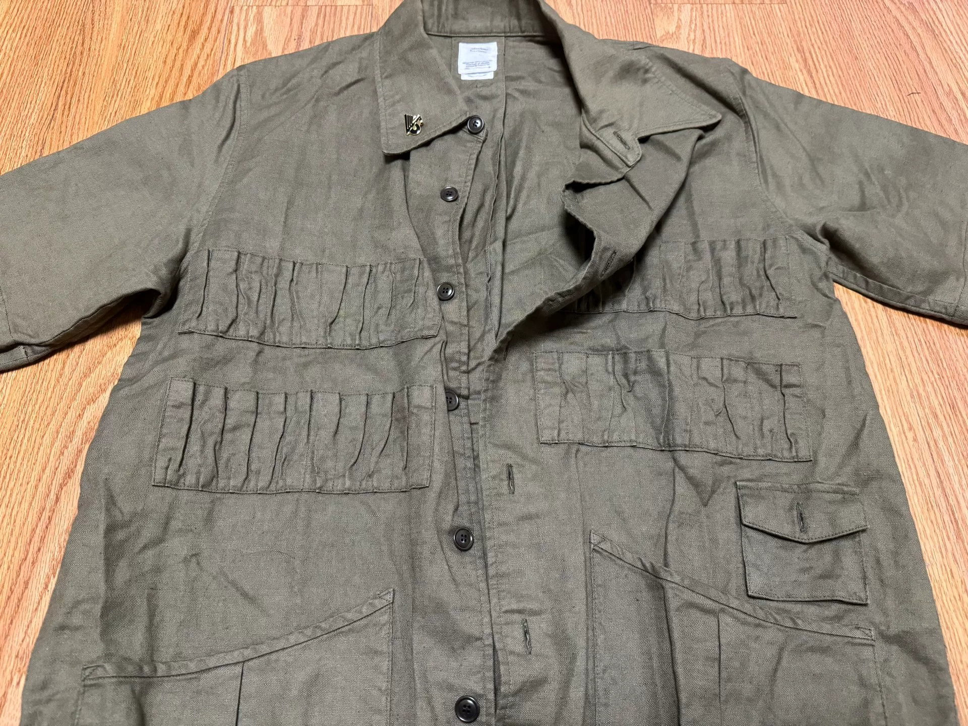 visvim 20SS Ketchum Short-Sleeve Shirt — front