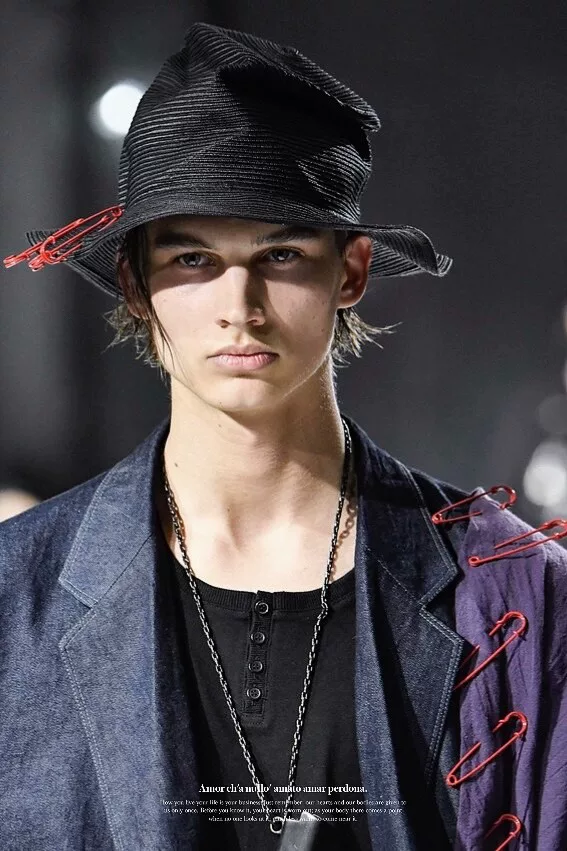 Yohji Yamamoto 24SS Asymmetrical Hat