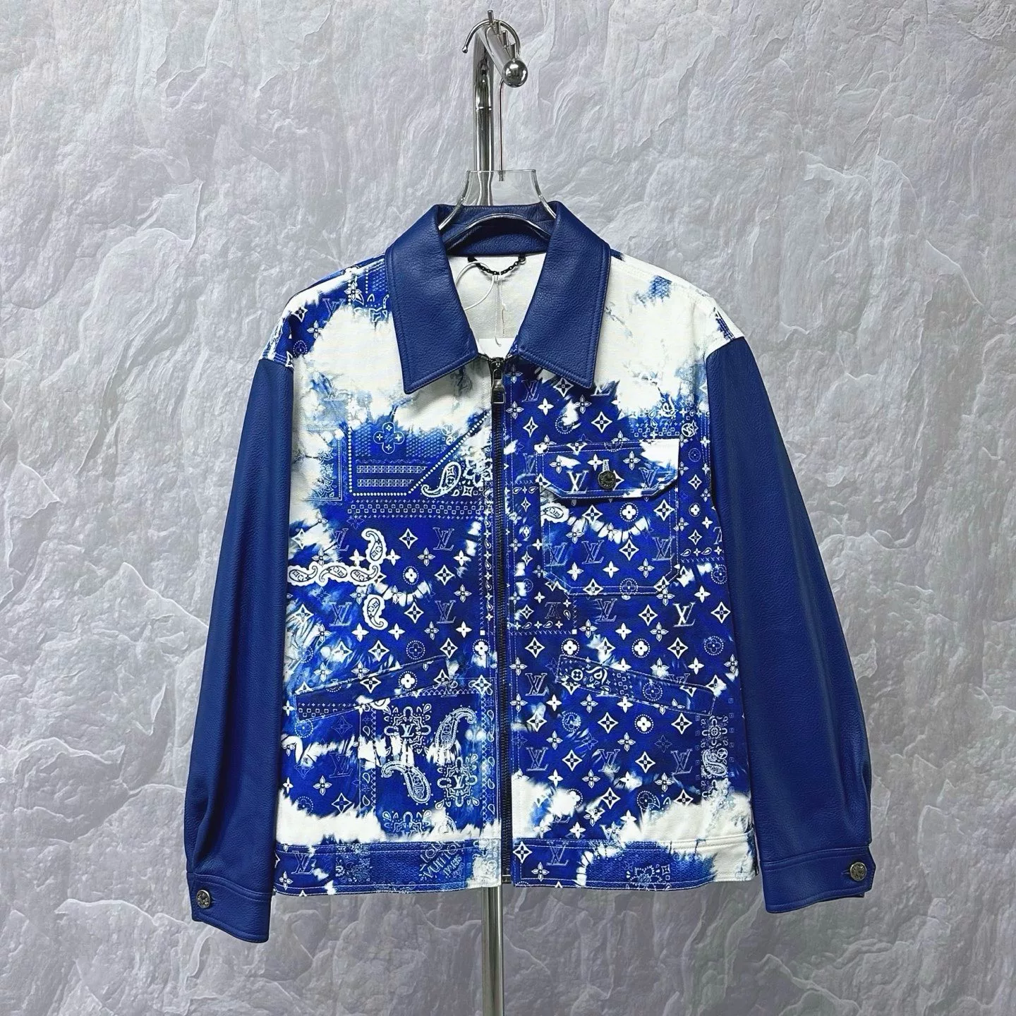 Louis Vuitton Bandana Tie-Dye Denim Jacket