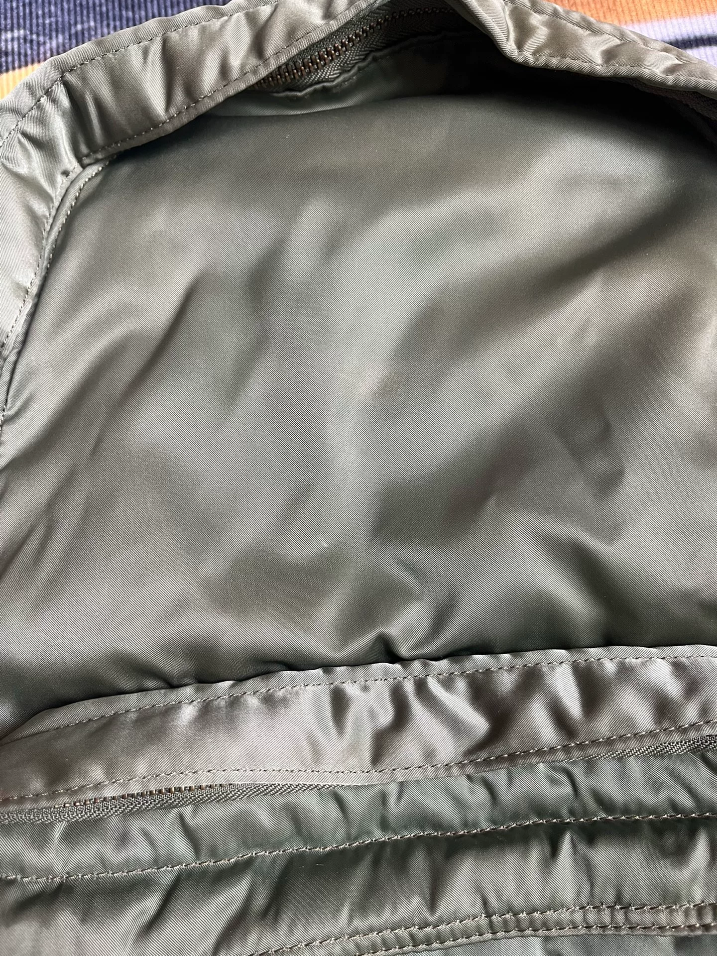 Porter Tanker Olive Green Backpack — detail