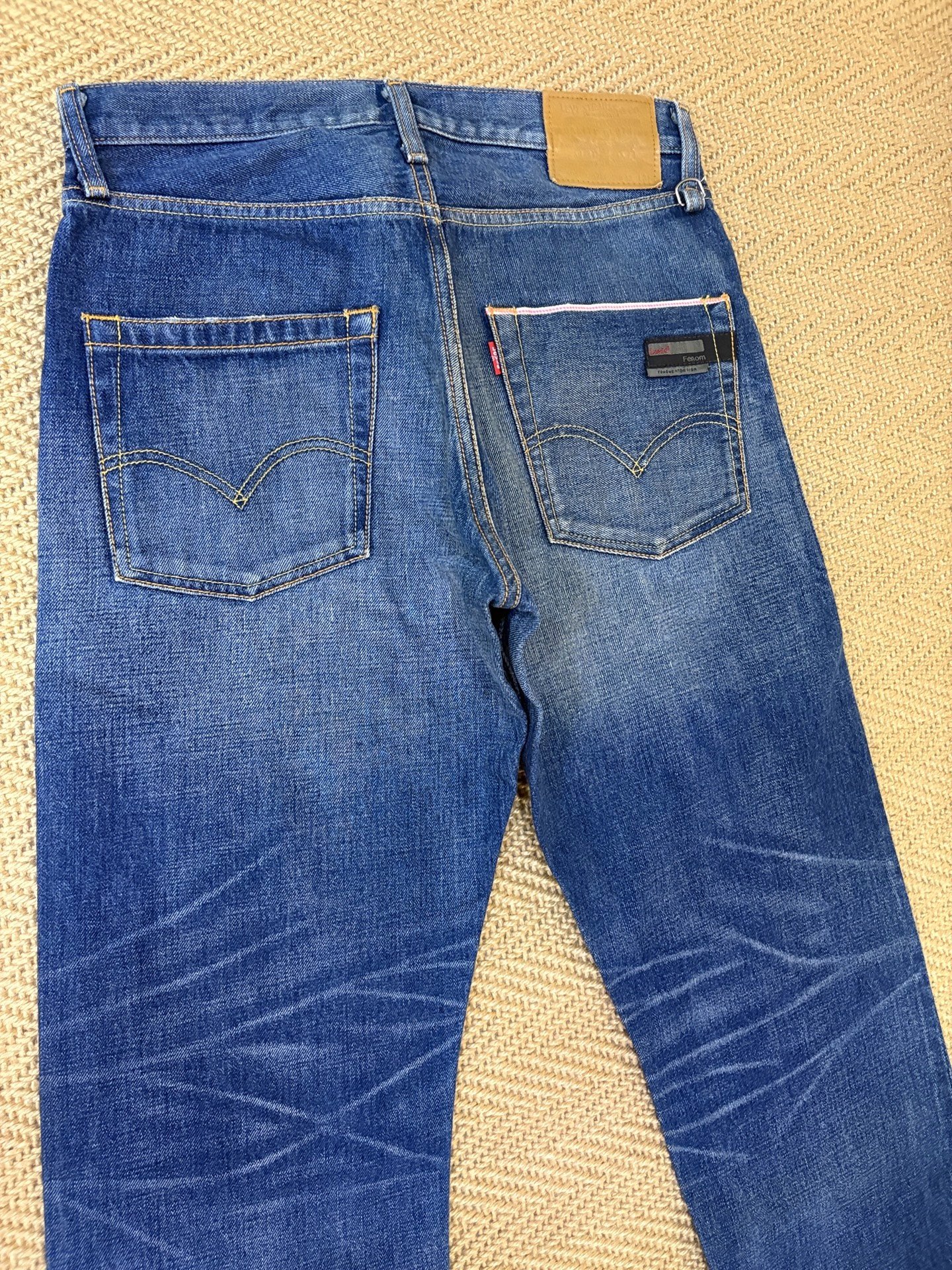 Levi's Fenom 505 Fit Washed Jeans — label