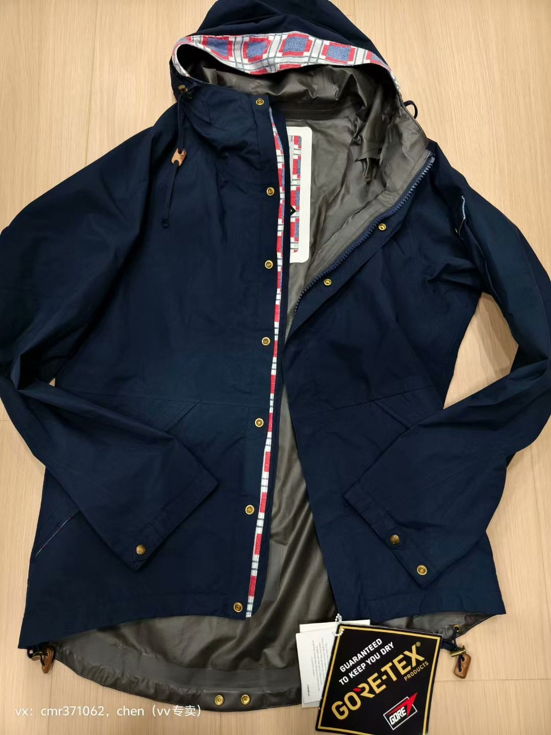 visvim 17SS Nomad JKT 2.5L Gore-Tex — detail