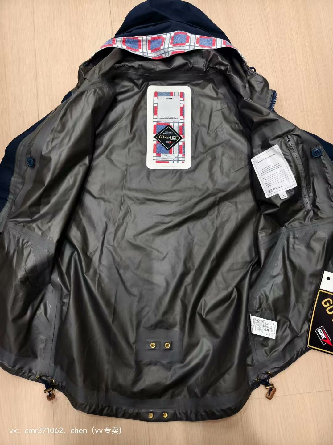 visvim 17SS Nomad JKT 2.5L Gore-Tex — back